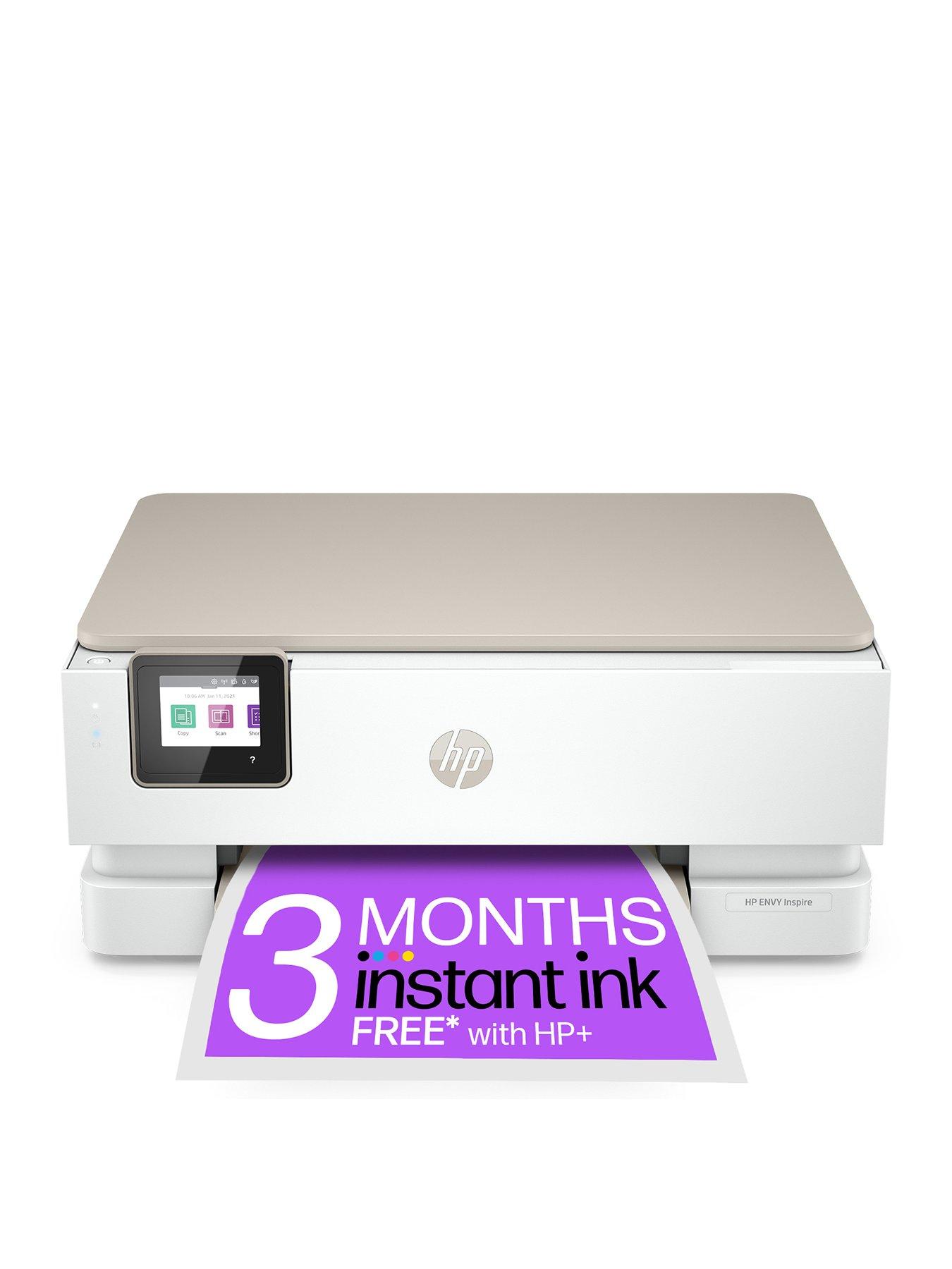 Hp Envy Inspire 7220E All In One Wireless Printer With 3 Months Of Instant Ink Included With Hp+