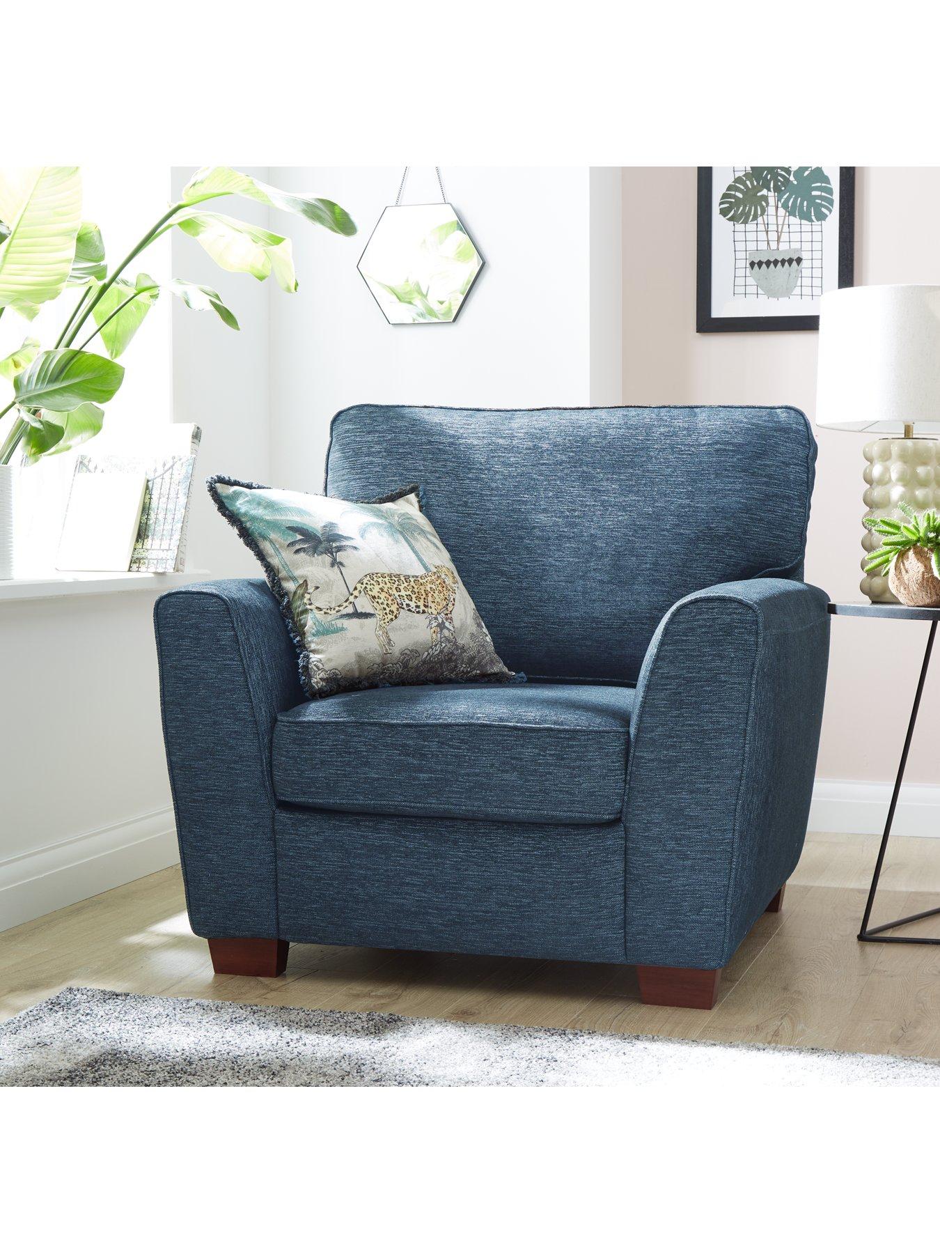 Navy armchair shop