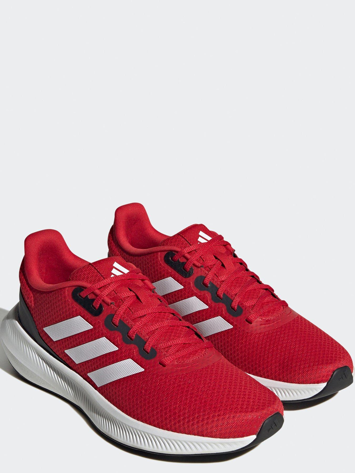 red white adidas shoes