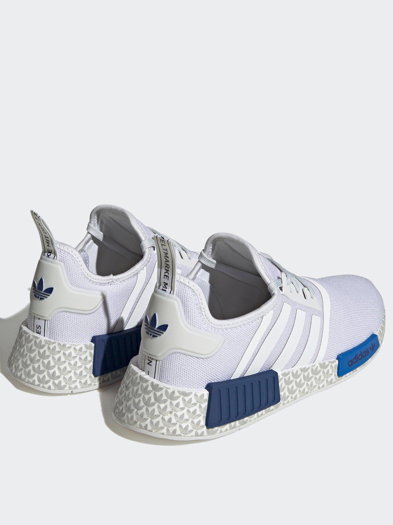 adidas Originals Nmd_R1 Trainers - White/White | very.co.uk