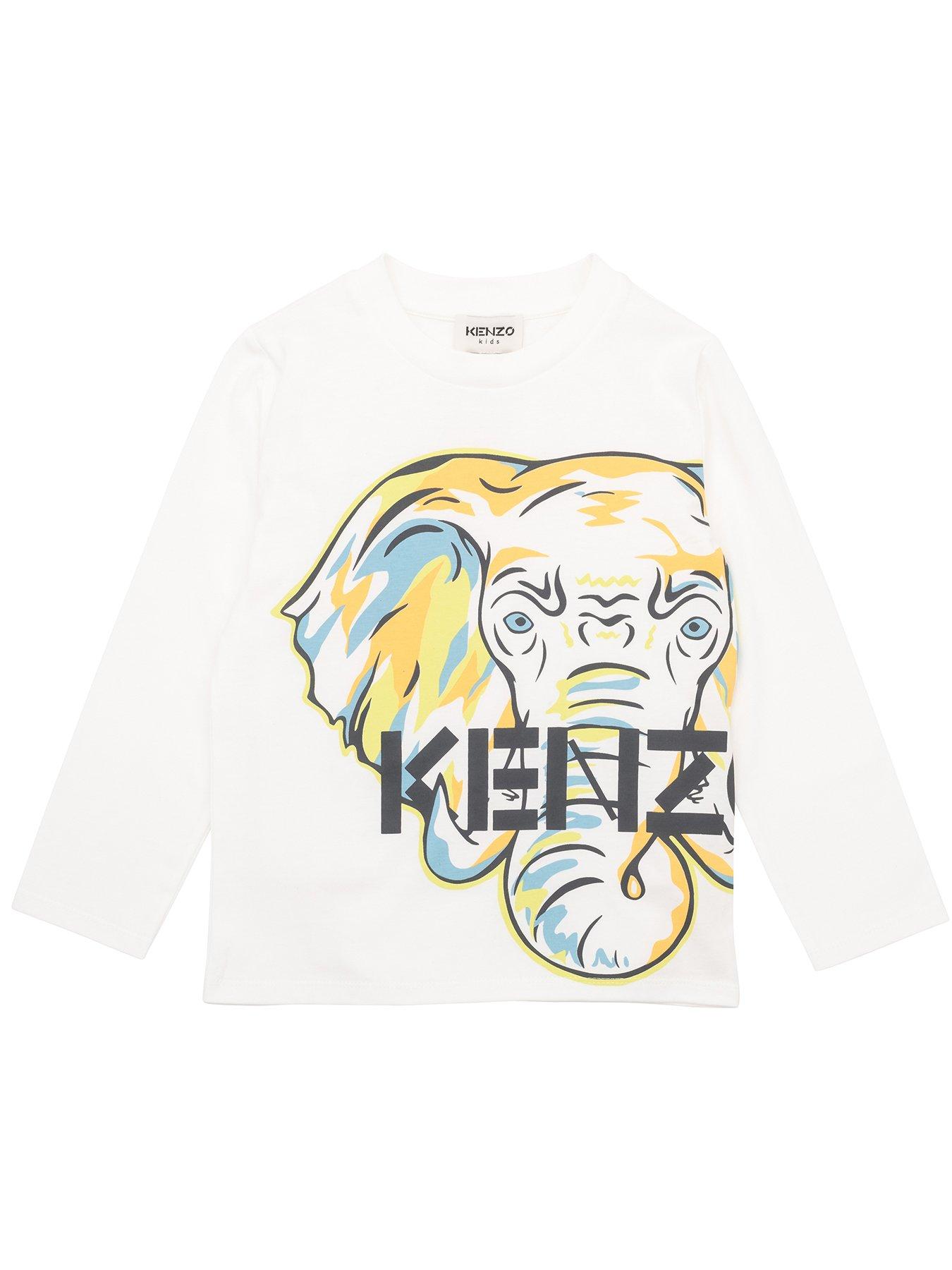 kenzo logo sleeve t shirt