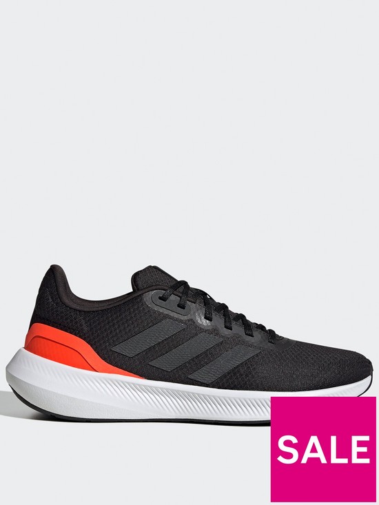 front image of adidas-performance-runfalcon-3-trainers-blackcarbon
