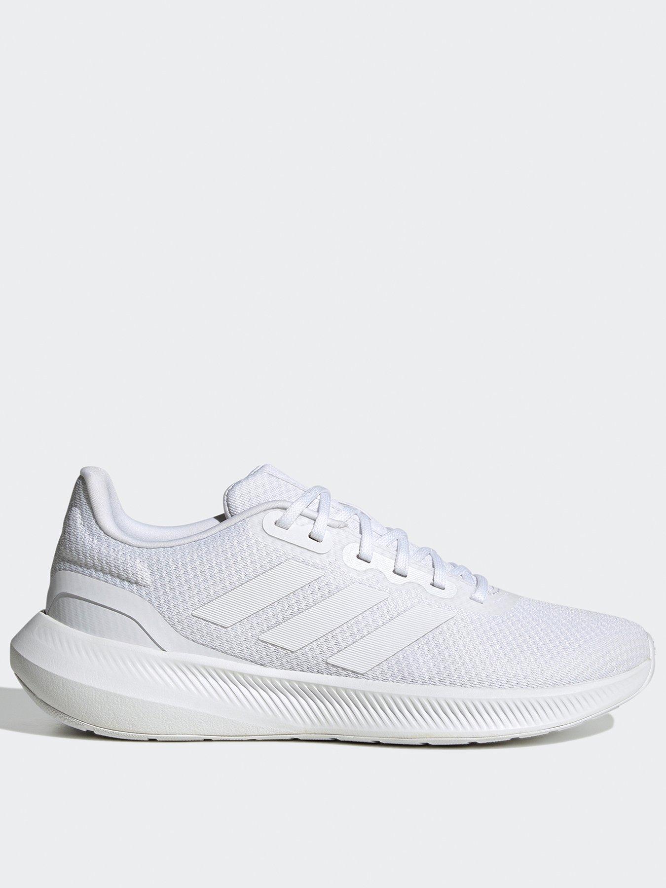 adidas Performance Runfalcon 3 Trainers - White, White, Size 6, Men