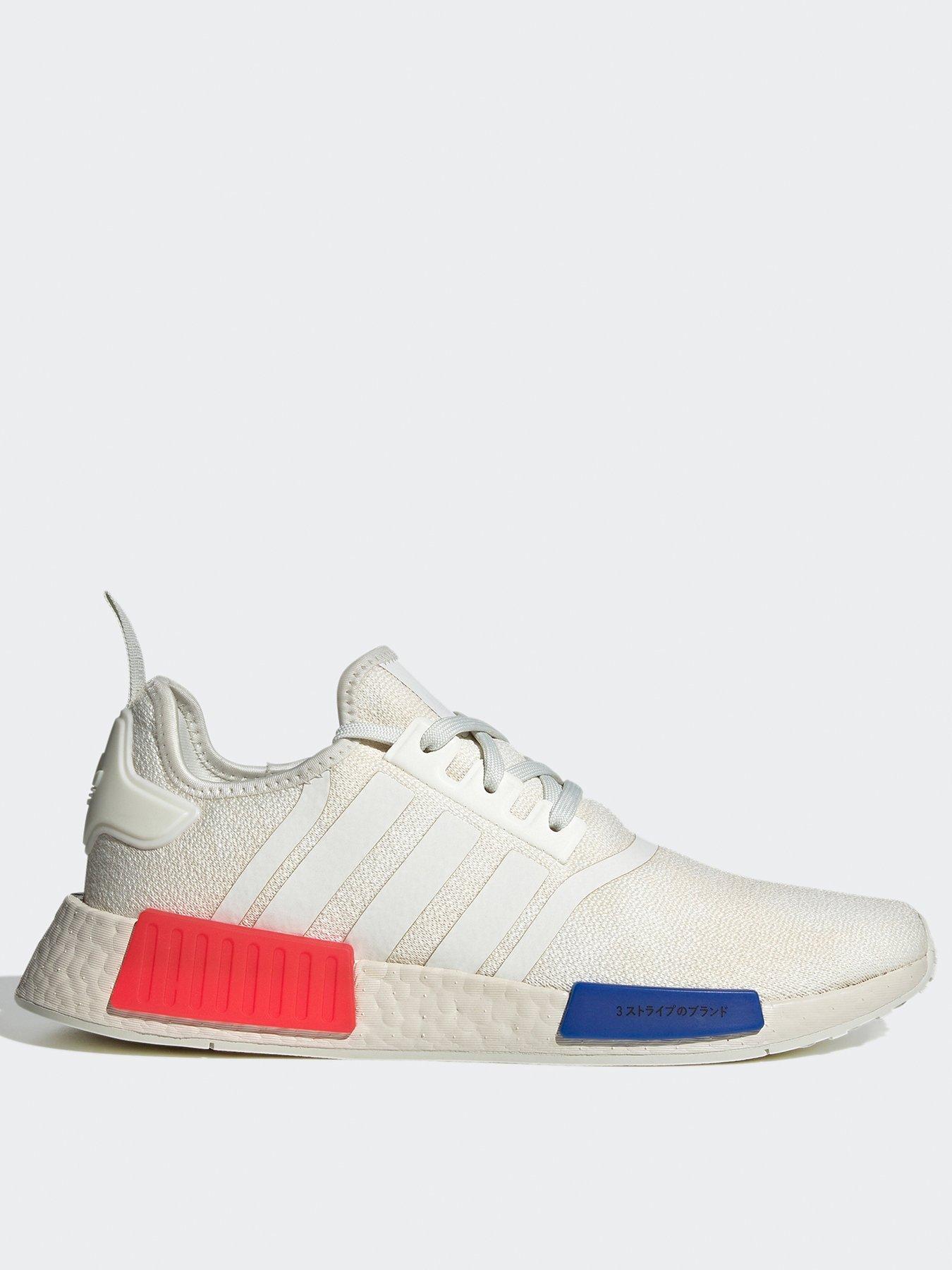 adidas Originals Nmd R1 Trainers White Red Very