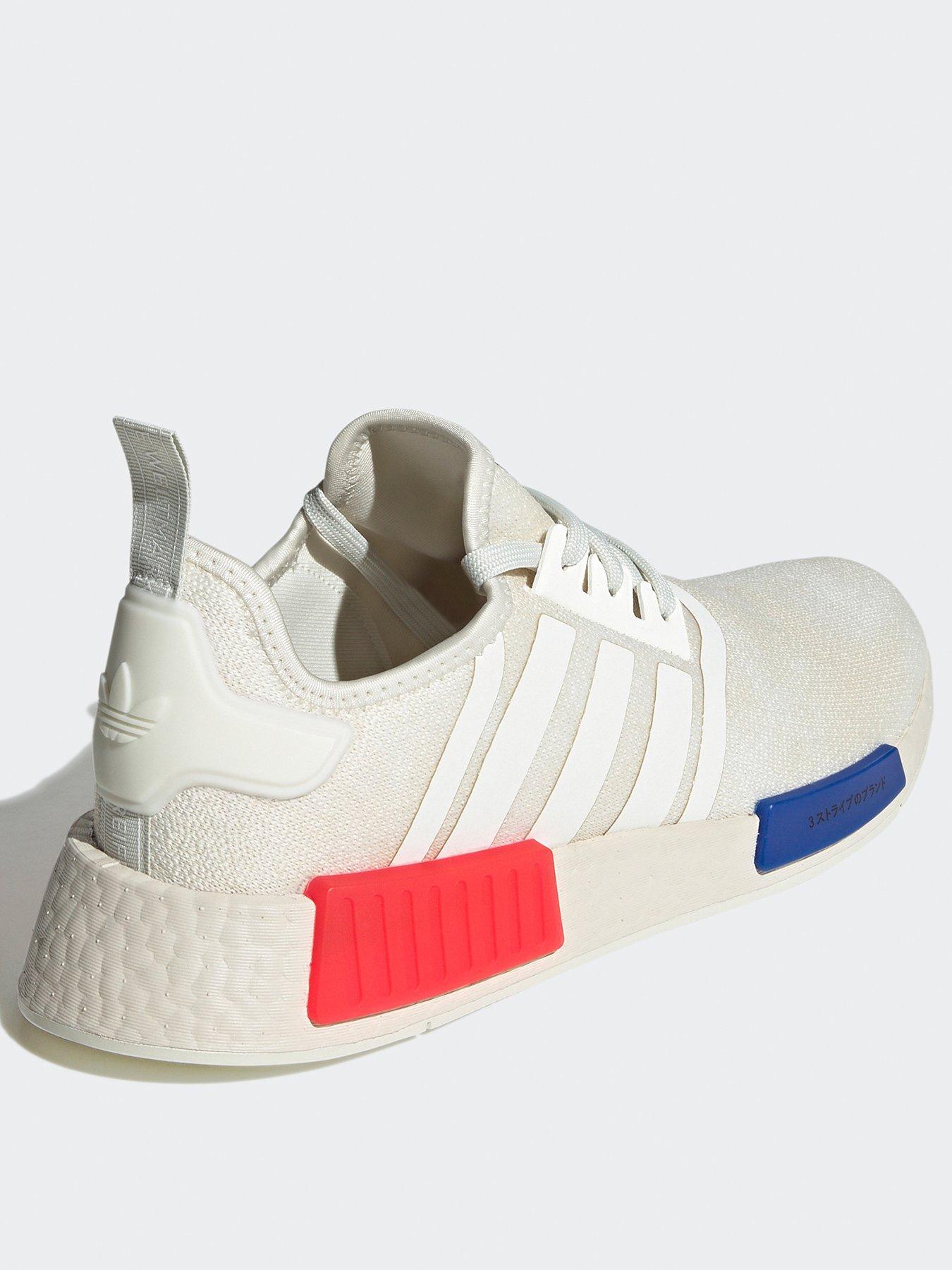 adidas Originals Nmd R1 Trainers White Red Very