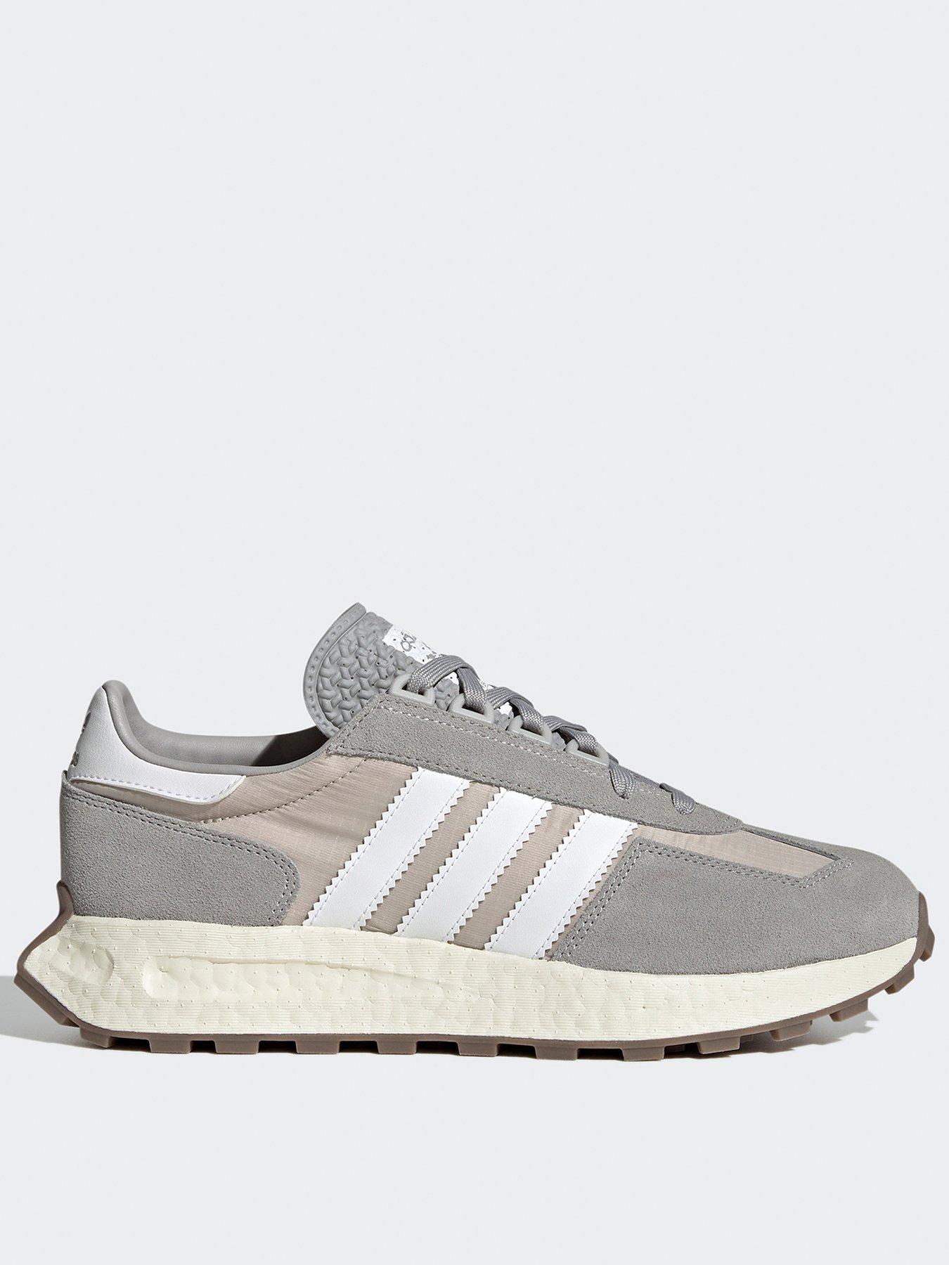 adidas Originals Retropy E5 Trainers - Grey/White | very.co.uk