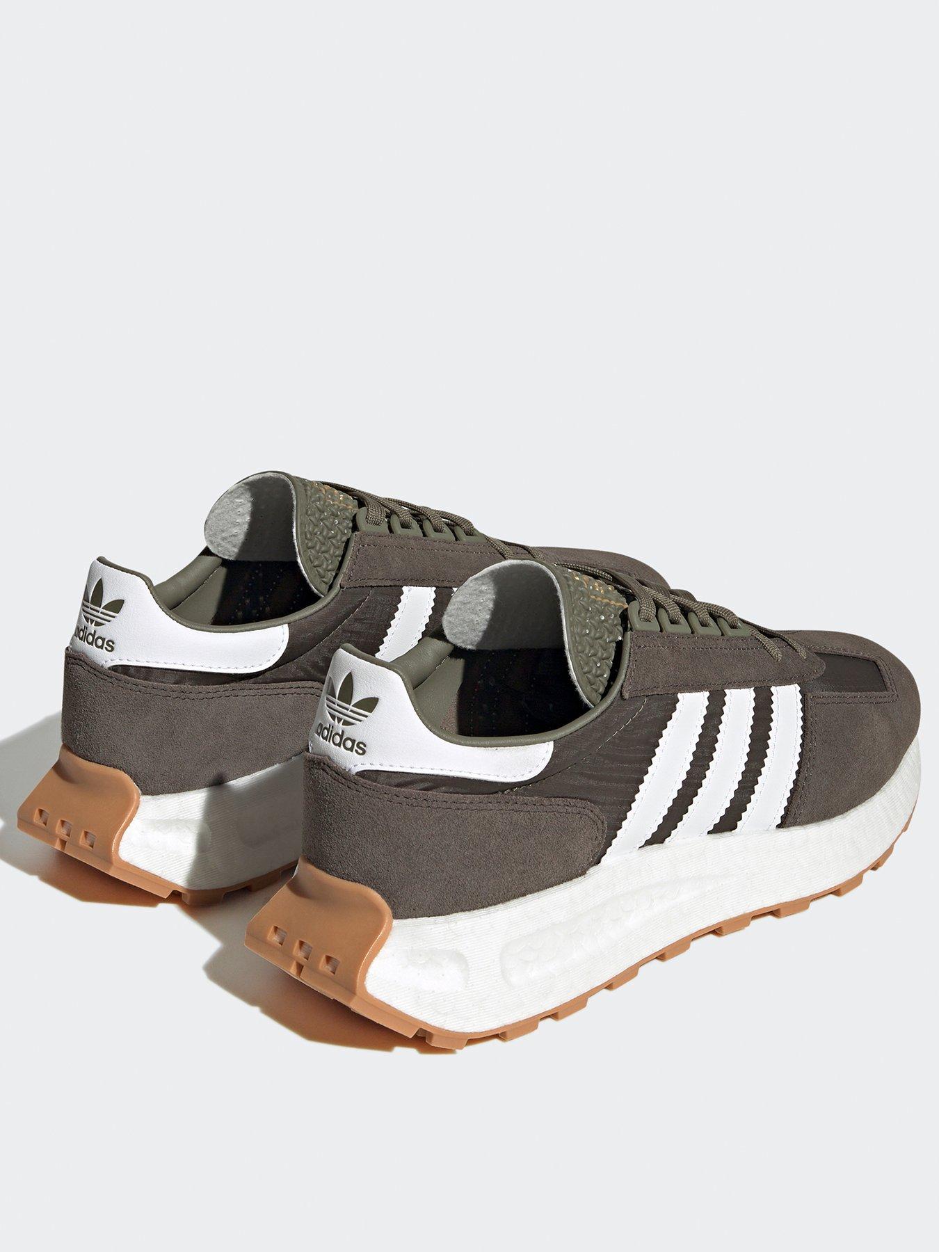 adidas Originals Retropy E5 Trainers - Khaki/White | very.co.uk