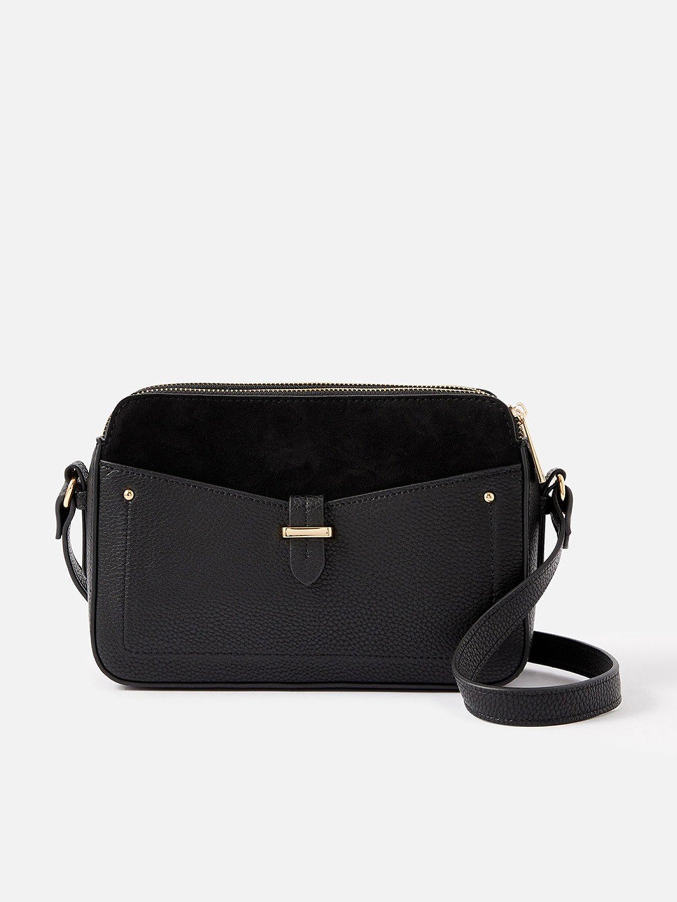 Accessorize black cross sales body bag