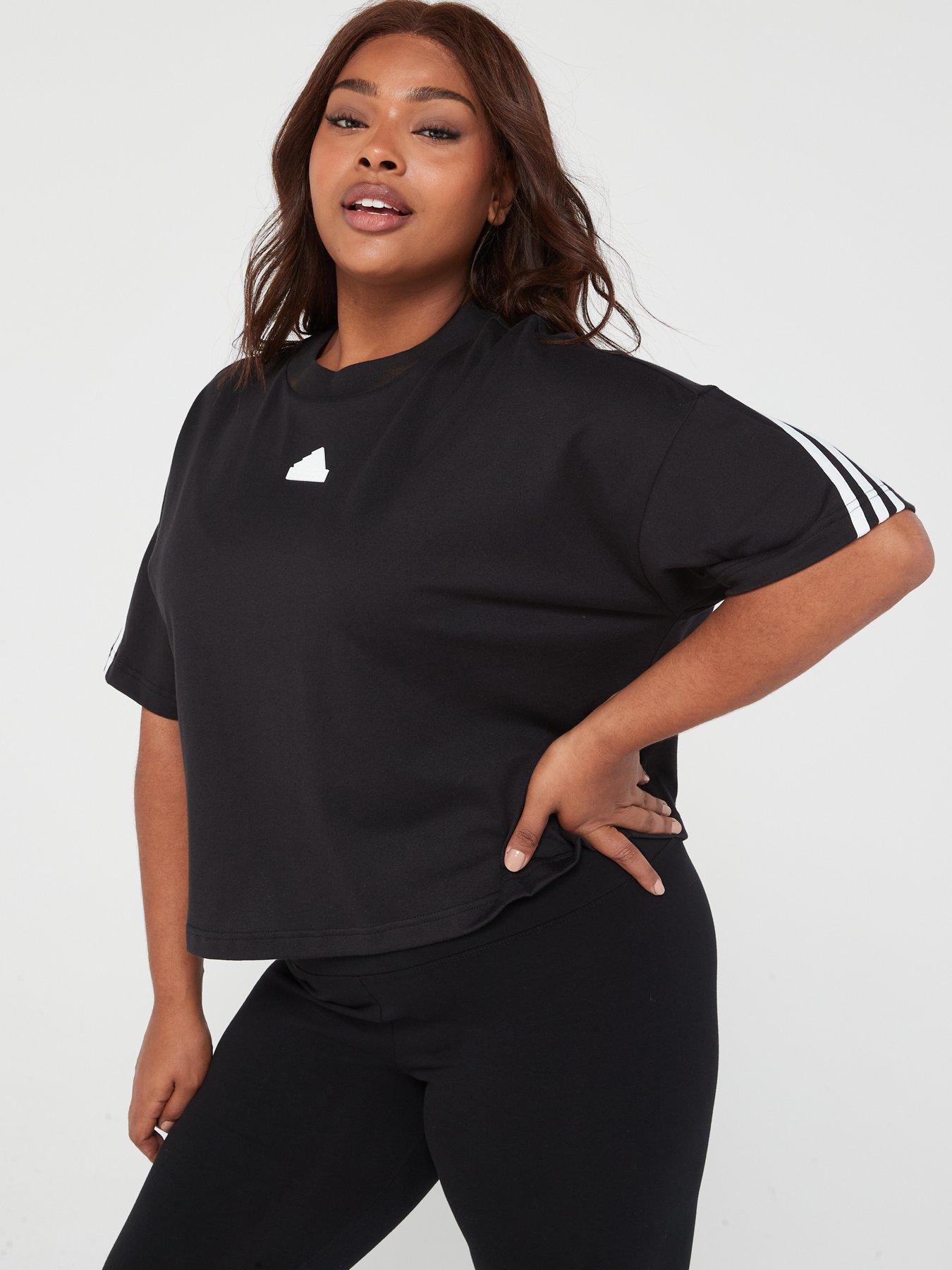 adidas Sportswear Future Icons Sports T-Shirt - Plus Size - Black