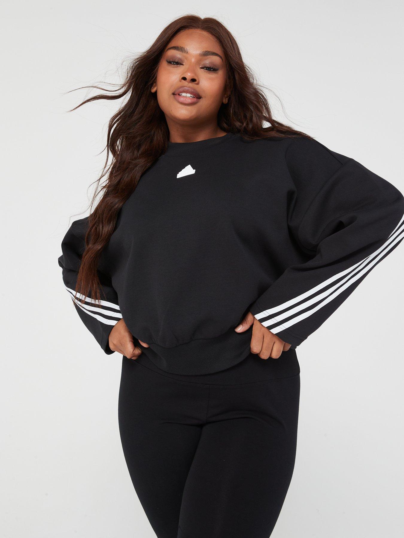 Plus size shop adidas sweatshirt