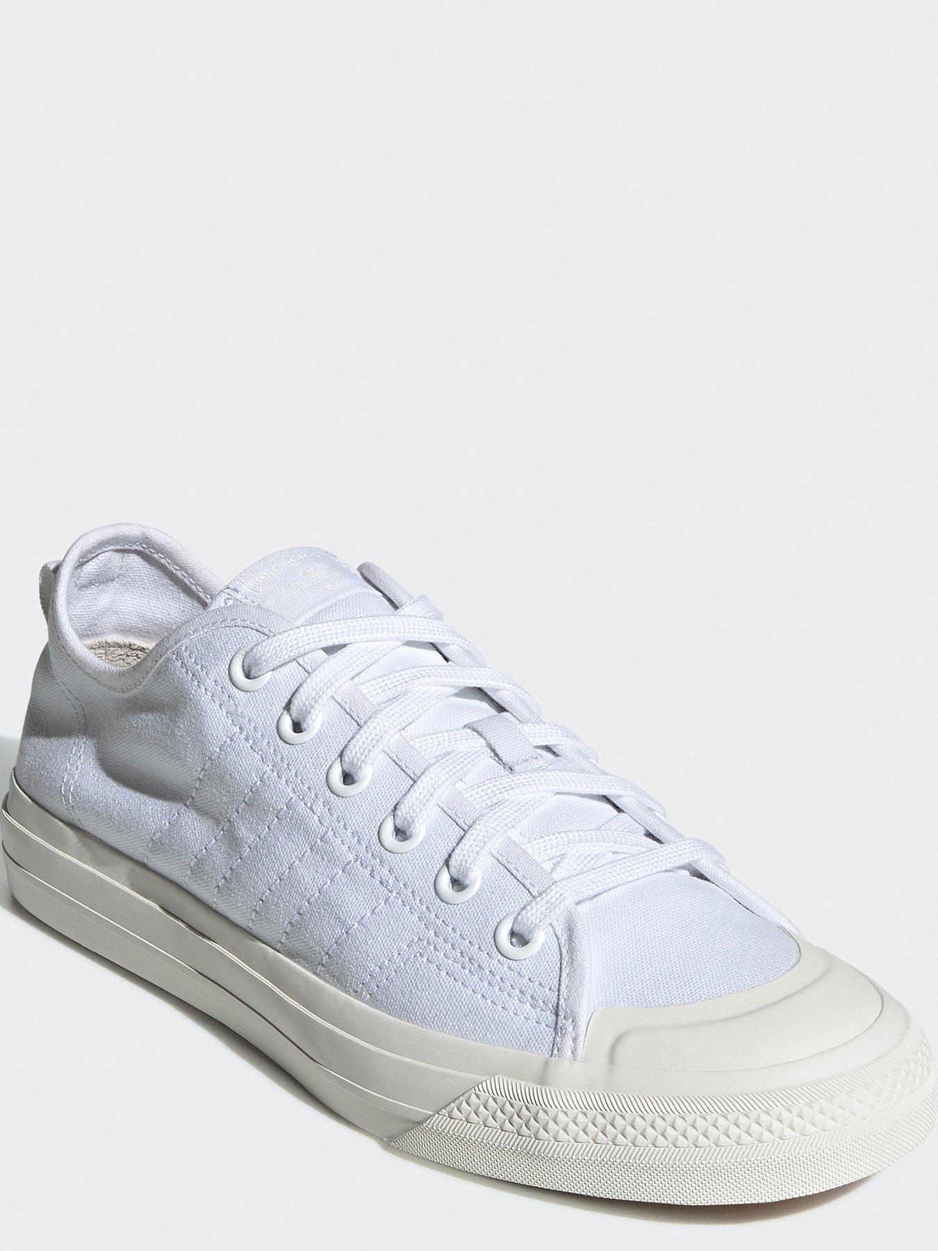 Mens white discount nizza trainers