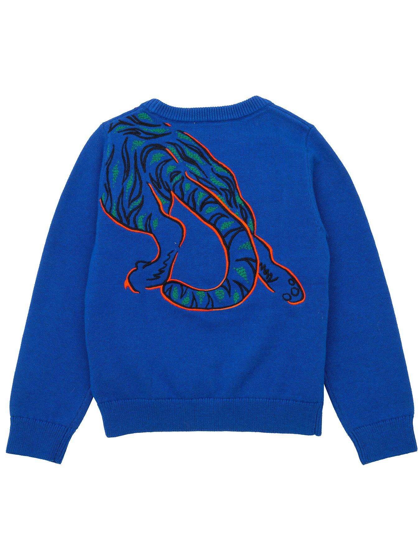 Kids Tiger Logo Sweatshirt Blue