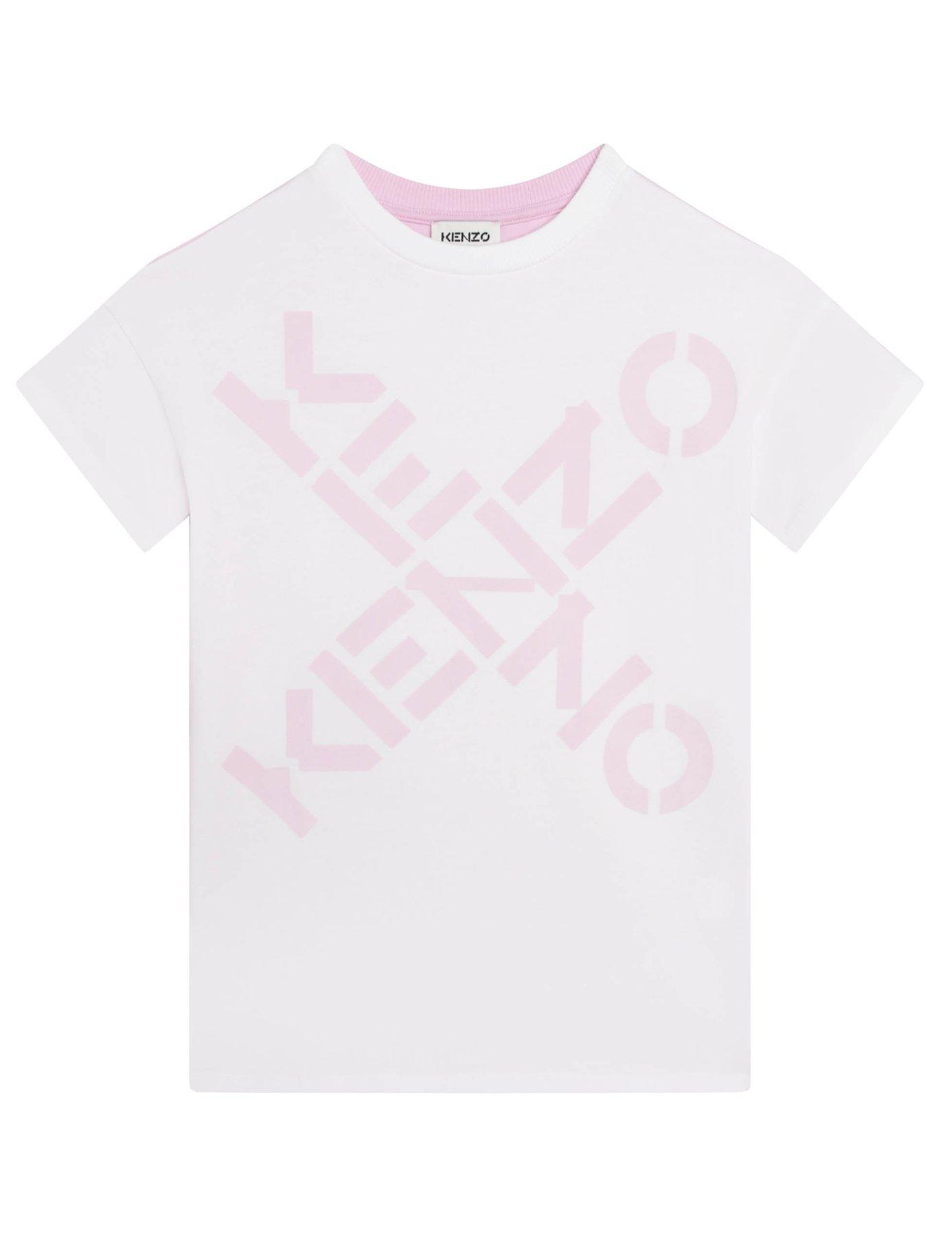 kenzo-kids-big-x-logo-t-shirt-whitepink