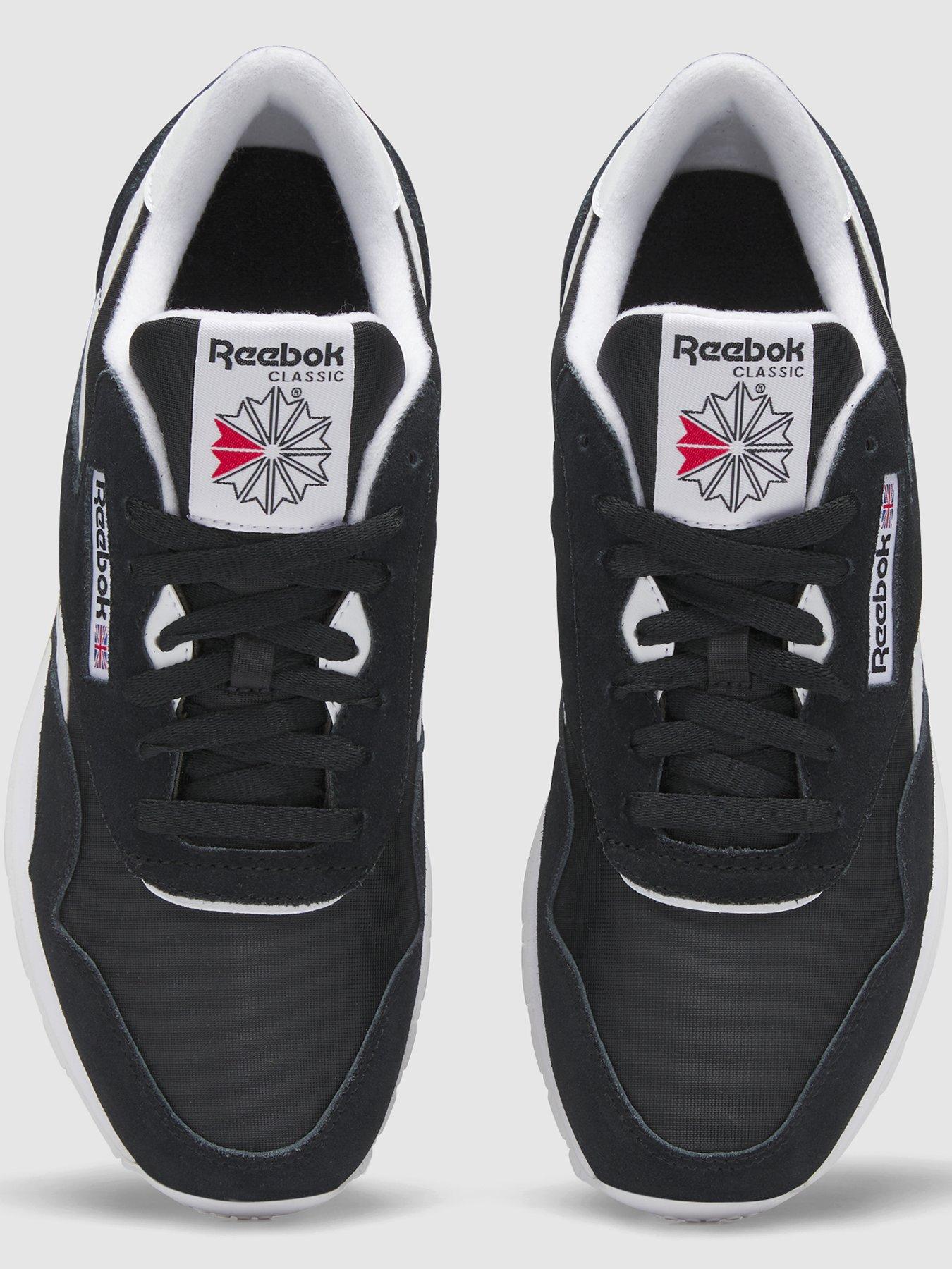 Reebok white classic nylon sales