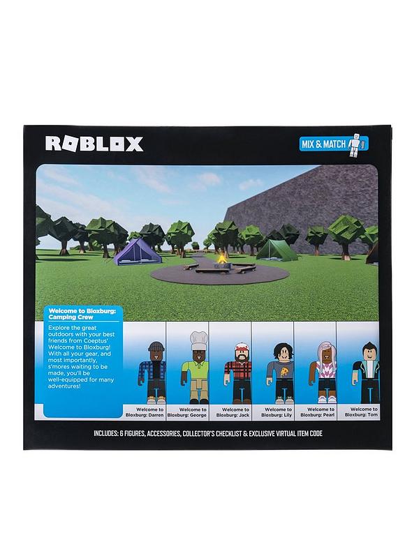 Conjunto de Mini Figuras - Roblox - Welcome To Bloxburg Camping Crew - Sunny