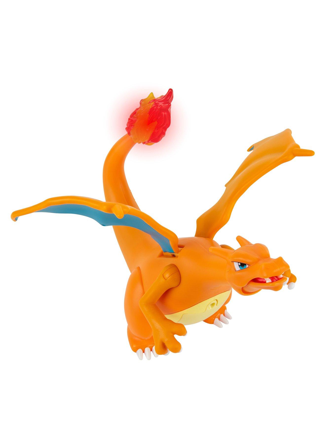  Pokémon Charizard 7-inch Deluxe Feature Figure - Interactive  Plus 2-inch Pikachu with Launcher : Toys & Games