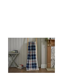 Product photograph of Deyongs Douglas Navy Throw With Sherpa Reverse from very.co.uk