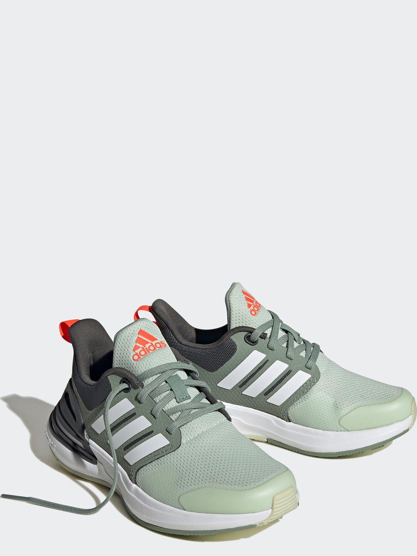 light green adidas trainers