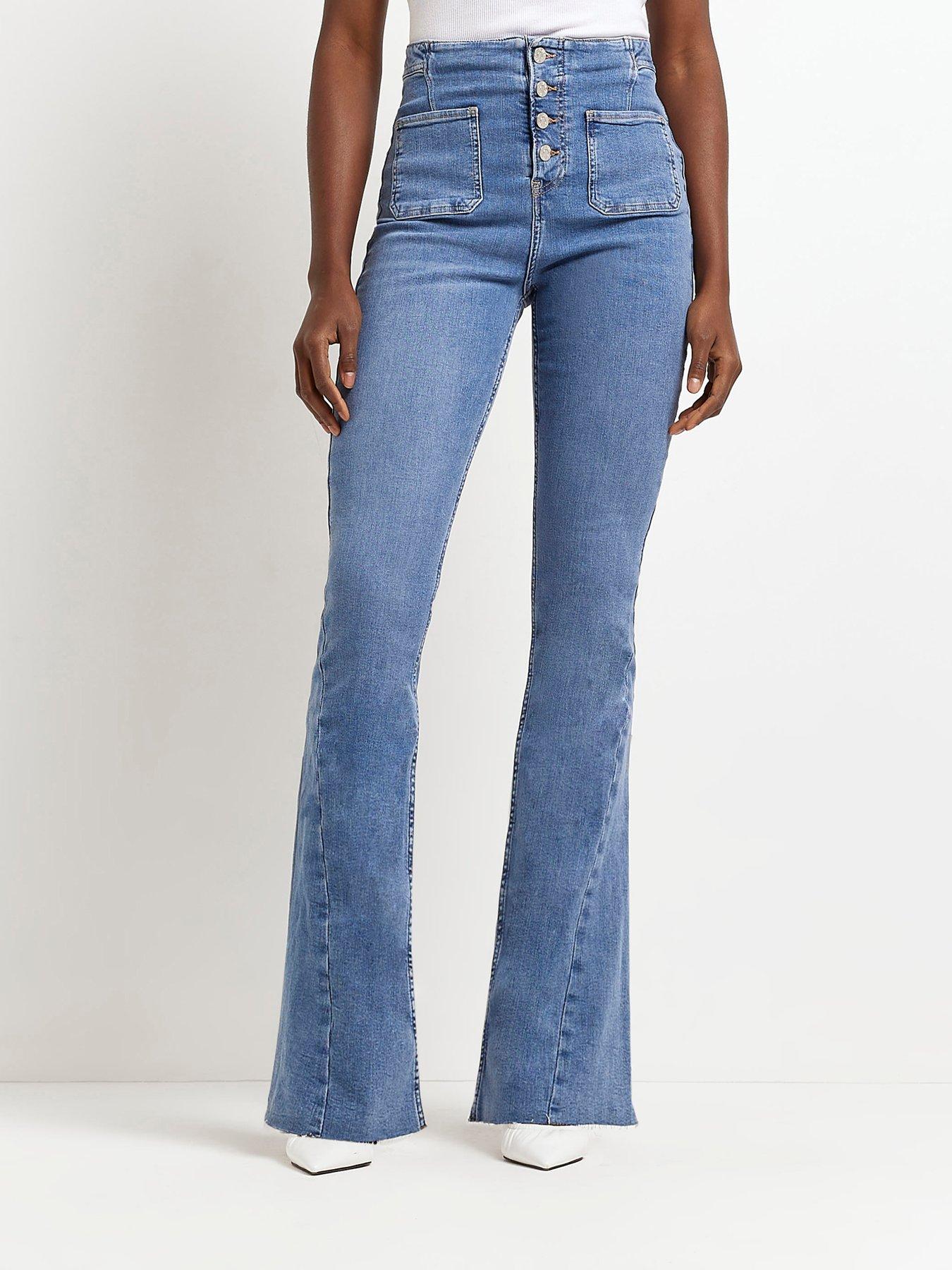 High rise flare deals leg jeans