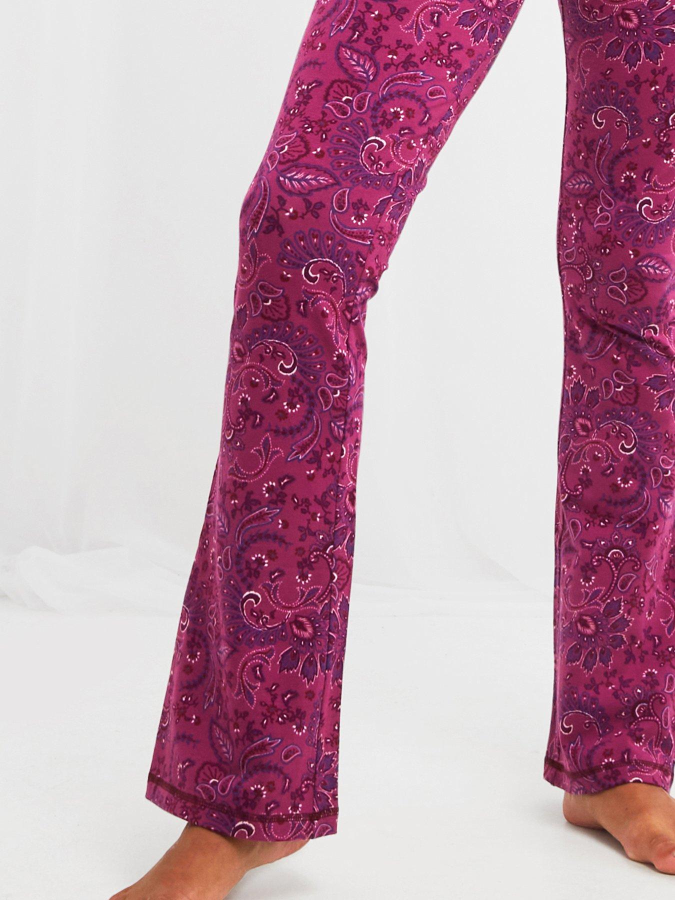 Joe Browns Sloe Joes Paisley Flares Red Uk