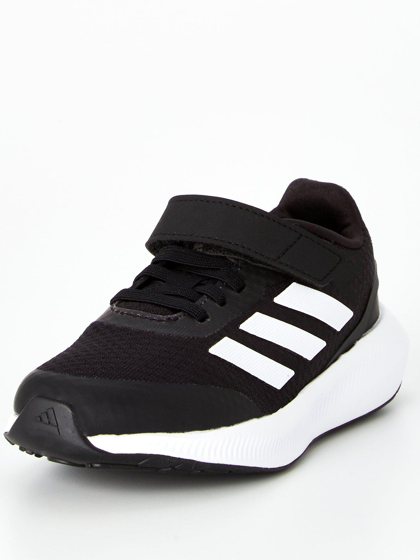 Image 2 of 6 of adidas Unisex Kids Runfalcon 3.0 Elastic Lace - Black/White