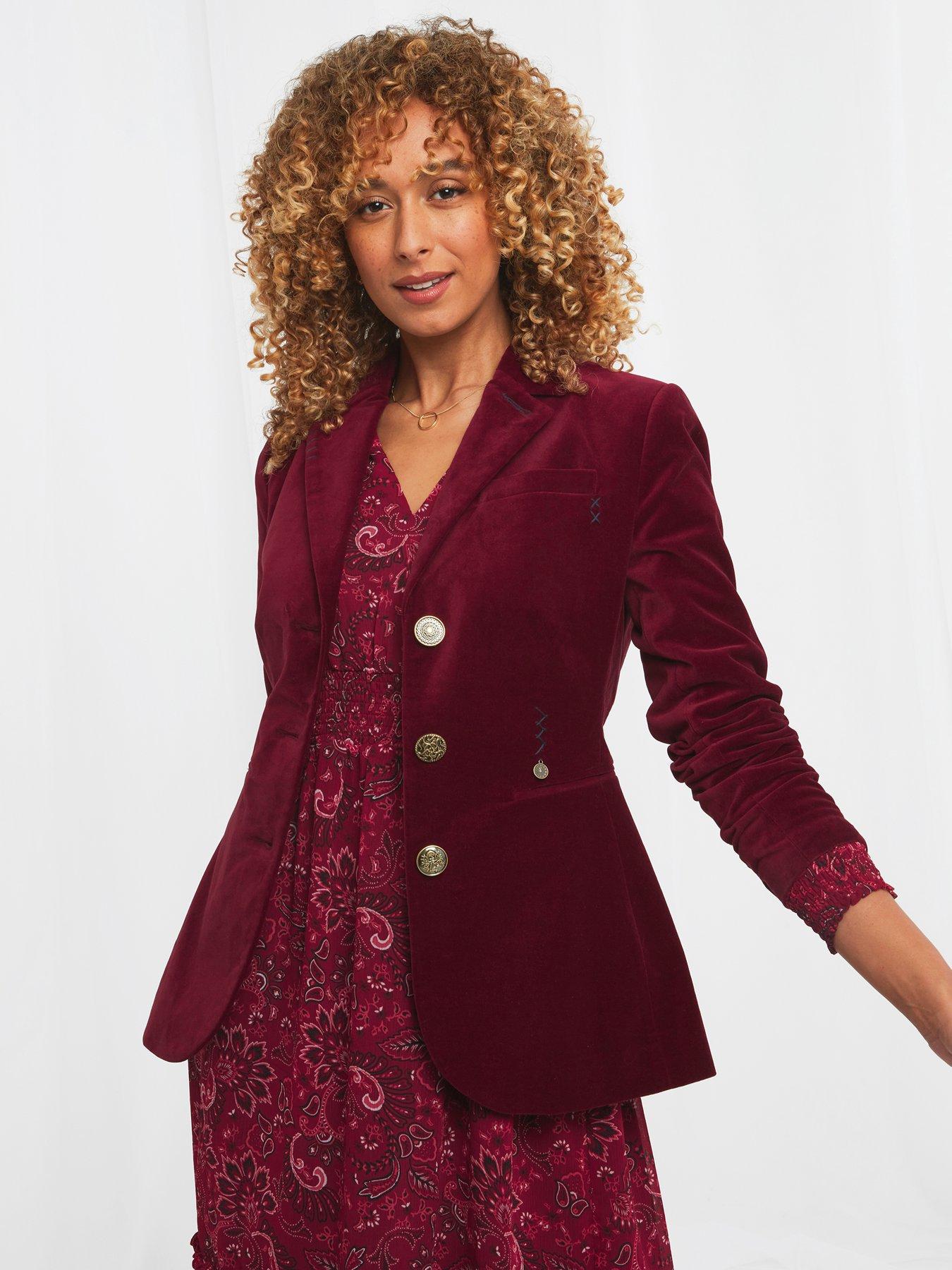 Joe Browns Marvellous Moleskin Jacket pink very.co.uk