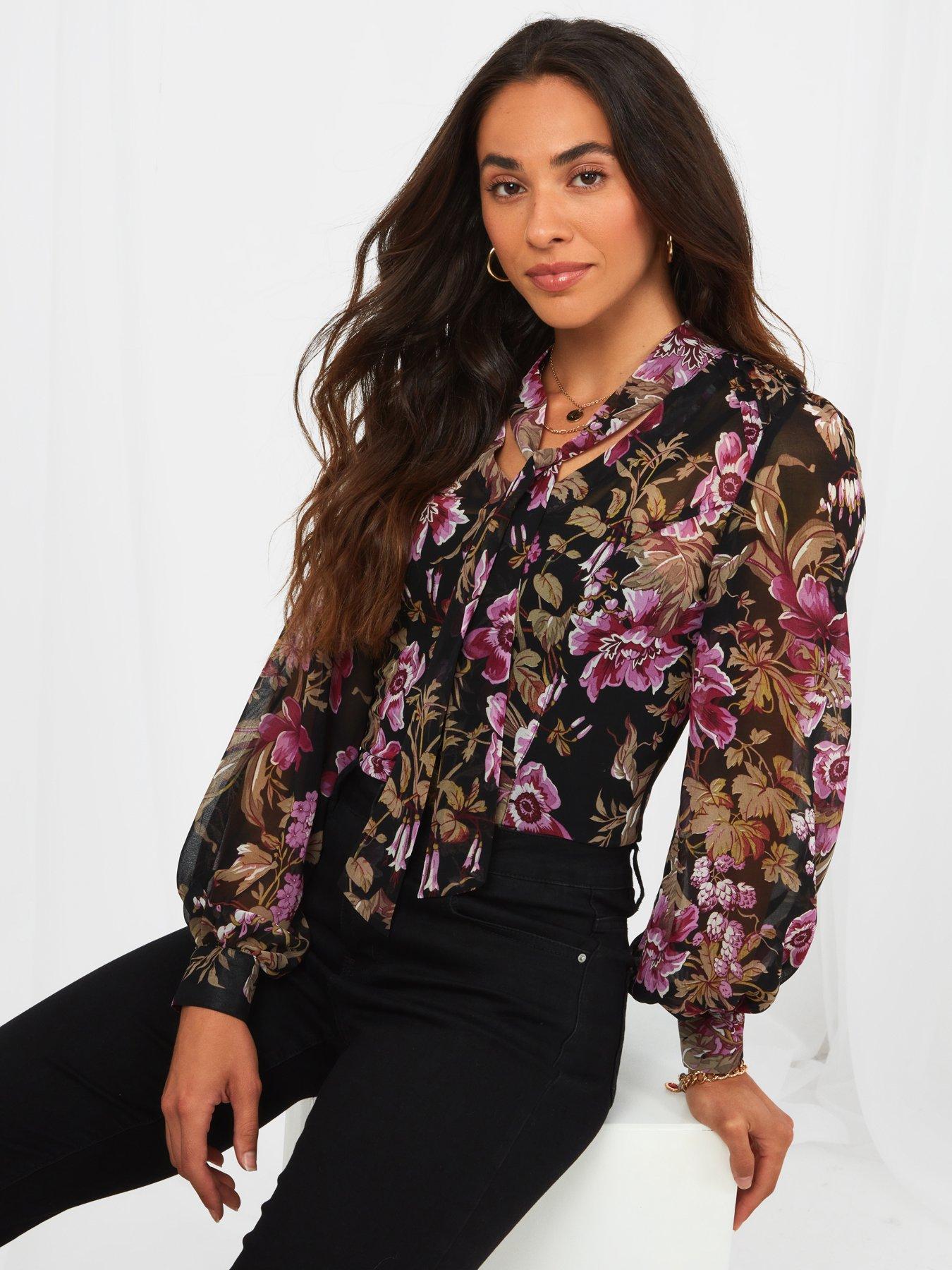 Joe Browns Oh So Stunning Floral Blouse - Black | very.co.uk
