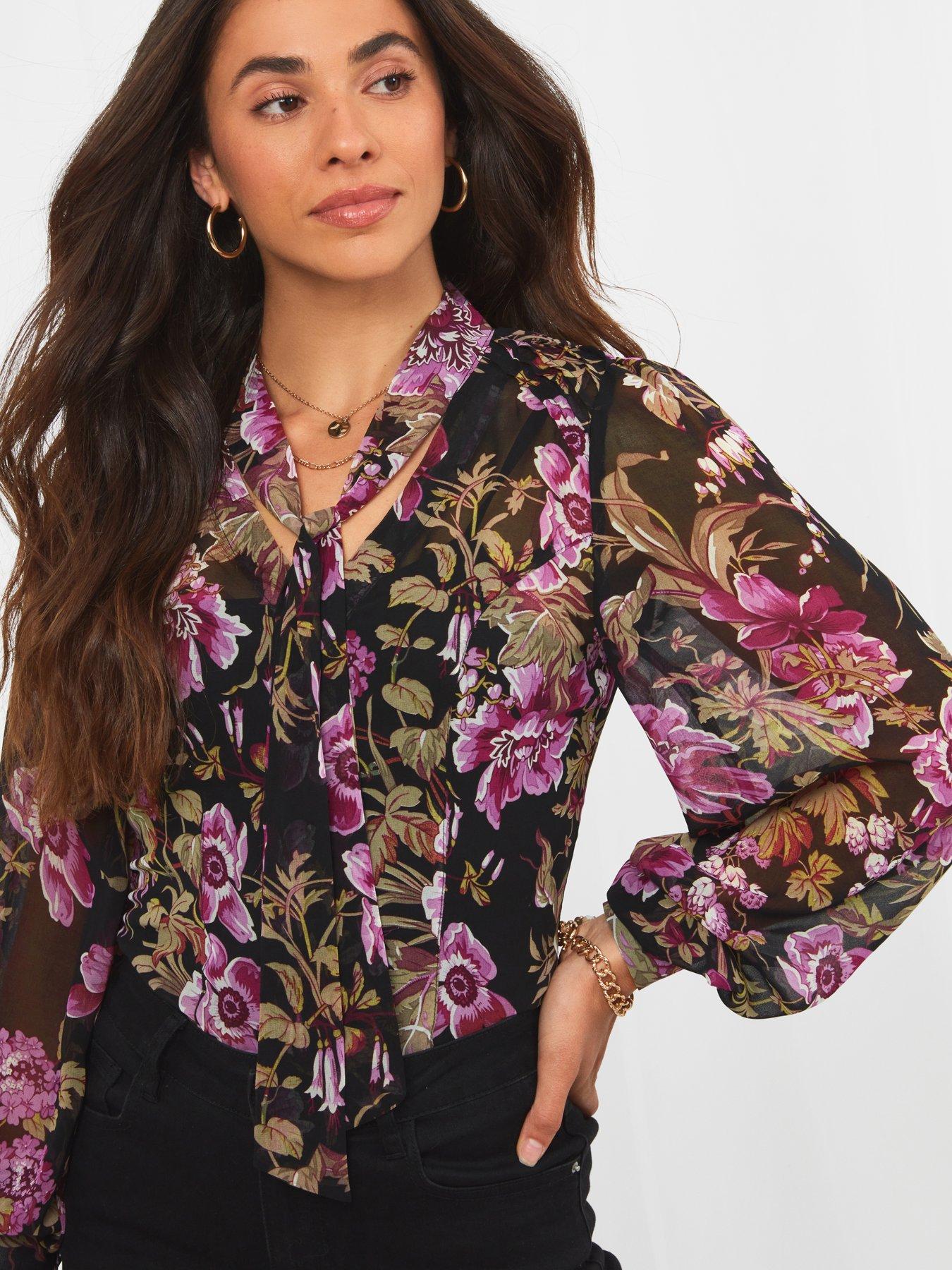 Joe Browns Oh So Stunning Floral Blouse - Black | Very.co.uk