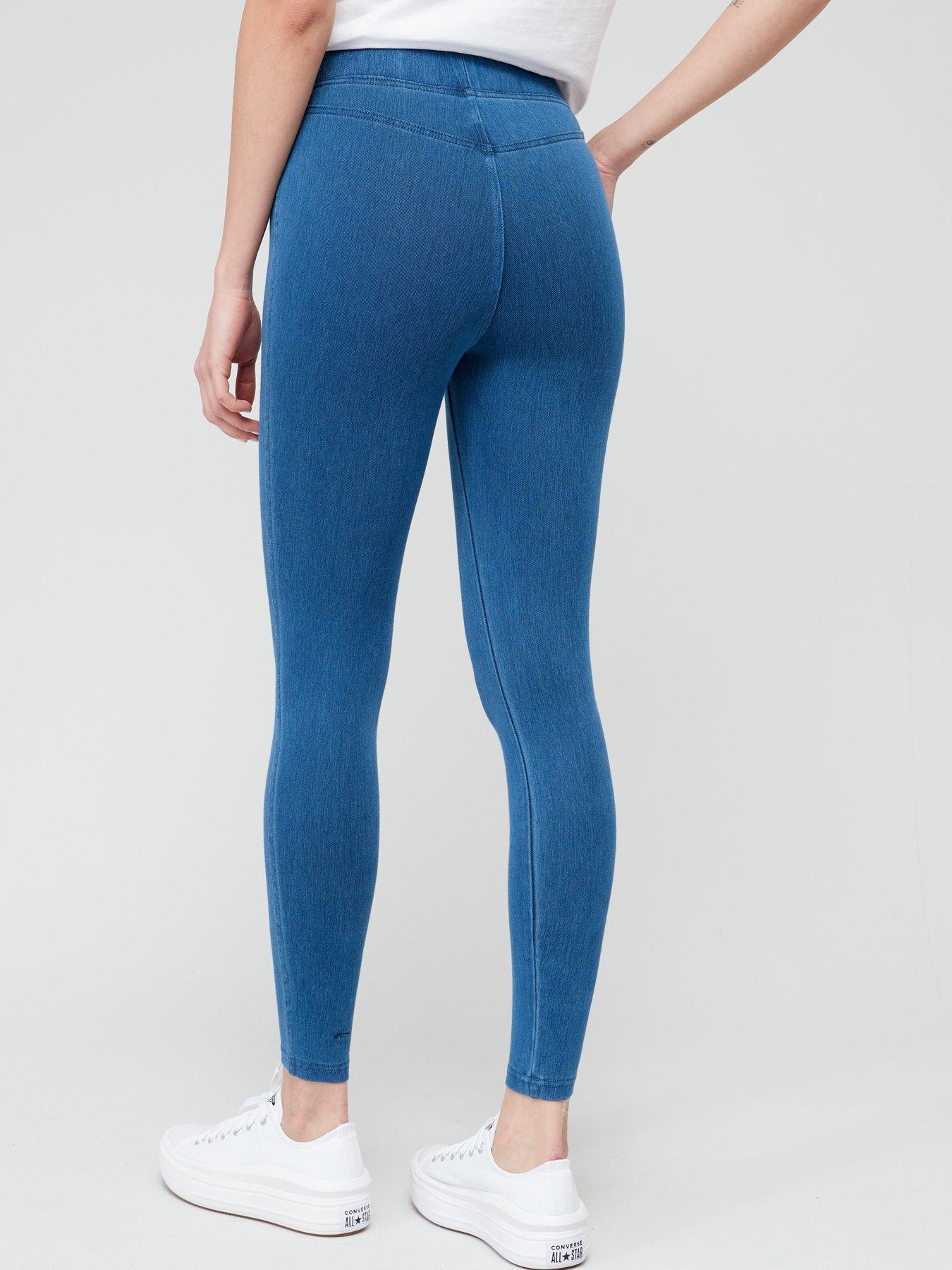 Image 2 of 6 of V by Very Denim Look Jegging - Blue