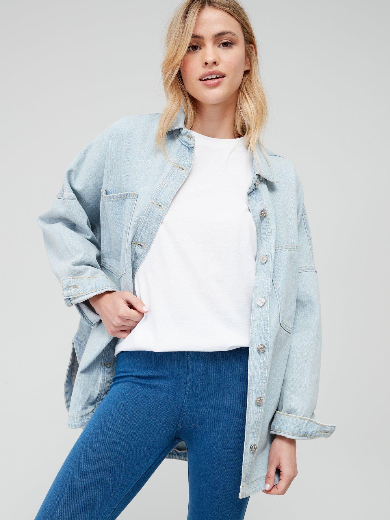 Image 5 of 6 of V by Very Denim Look Jegging - Blue