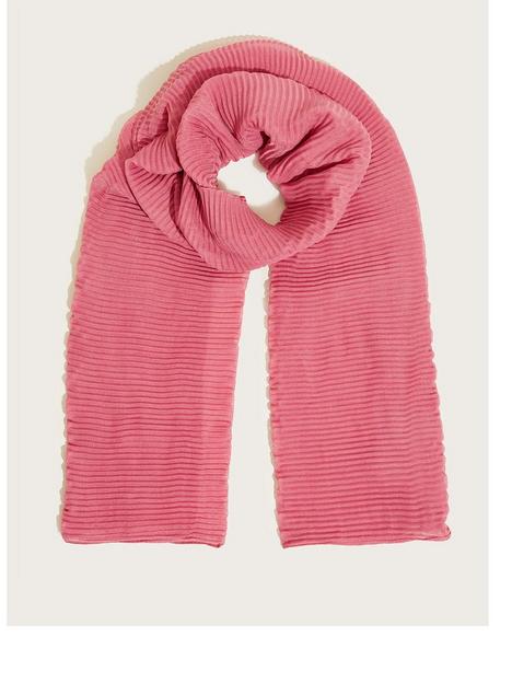 monsoon-pleated-scarf-pink