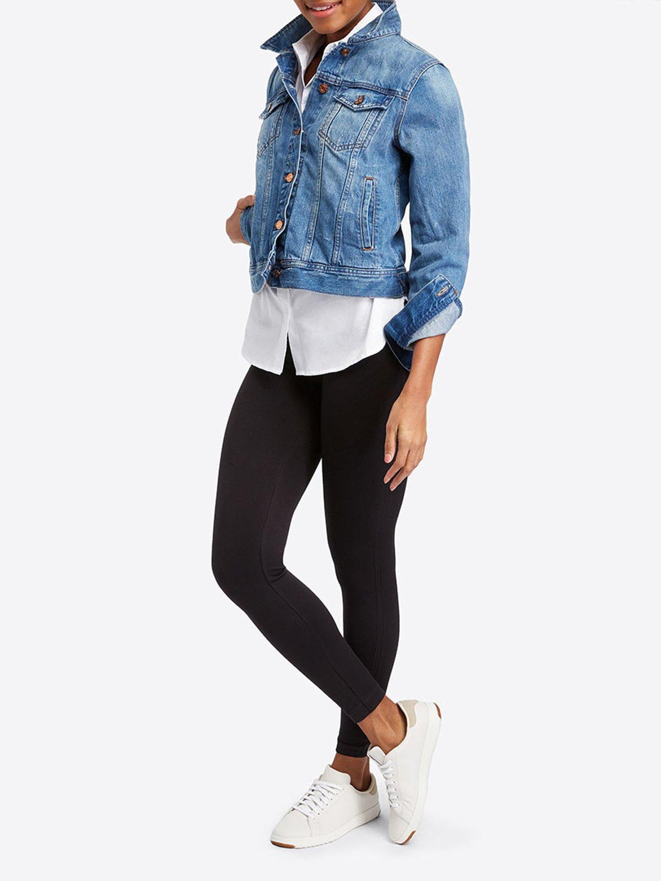 Spanx black denim on sale leggings