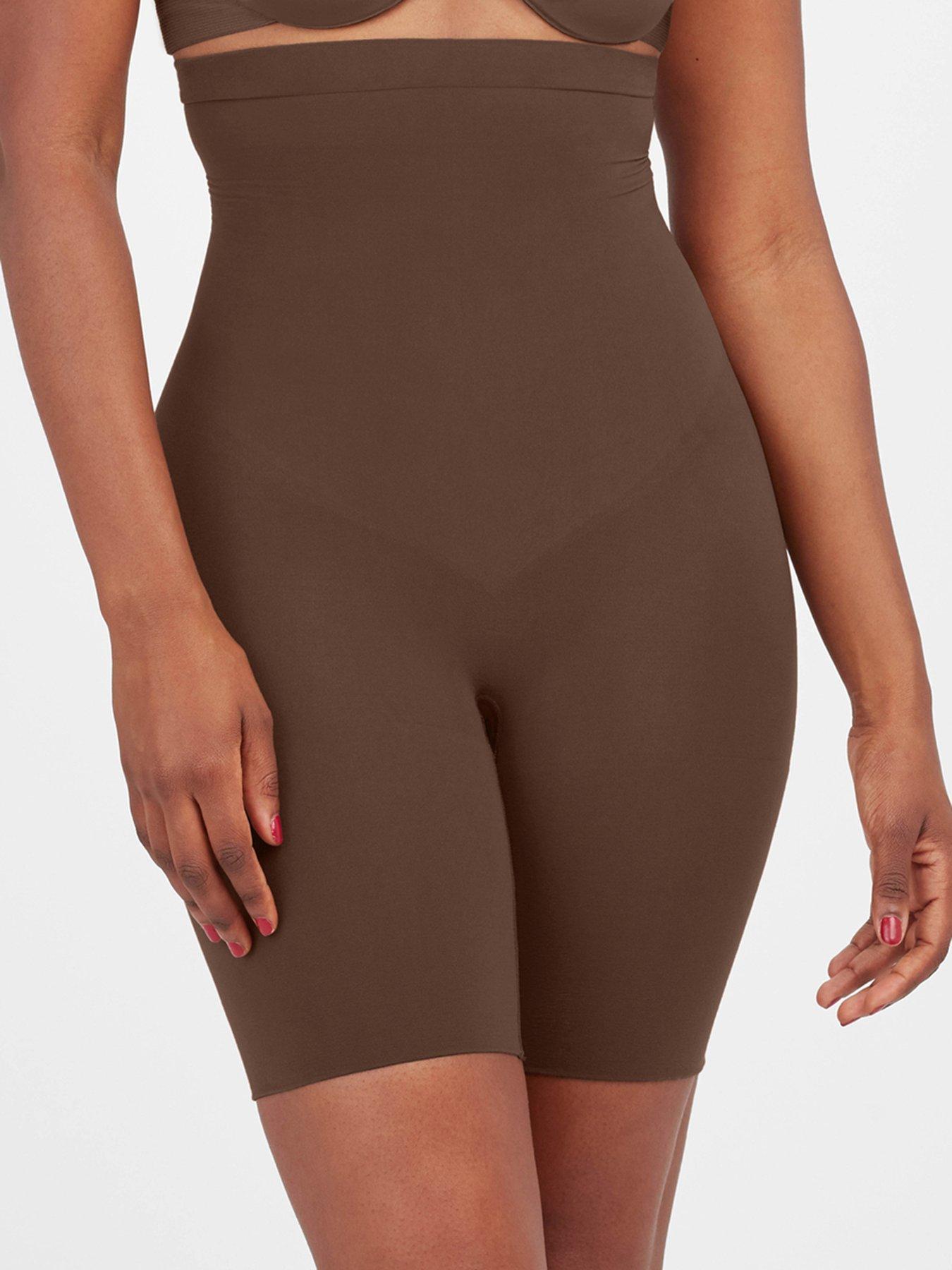 Womens SPANX brown Thinstincts 2.0 High-Waist Mid-Thigh Shorts | Harrods UK