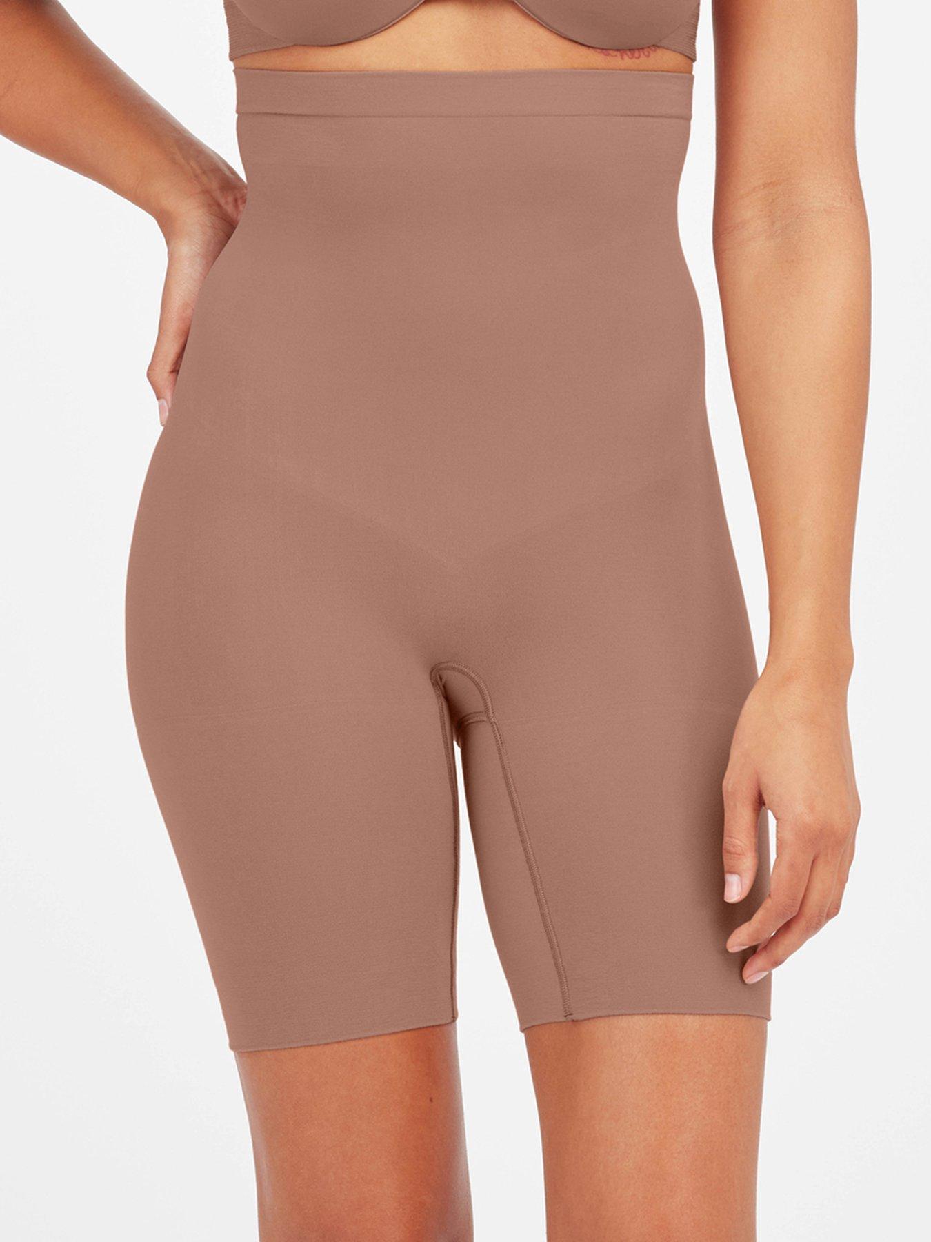 Spanx Power Medium Control Higher Short - Café Au Lait