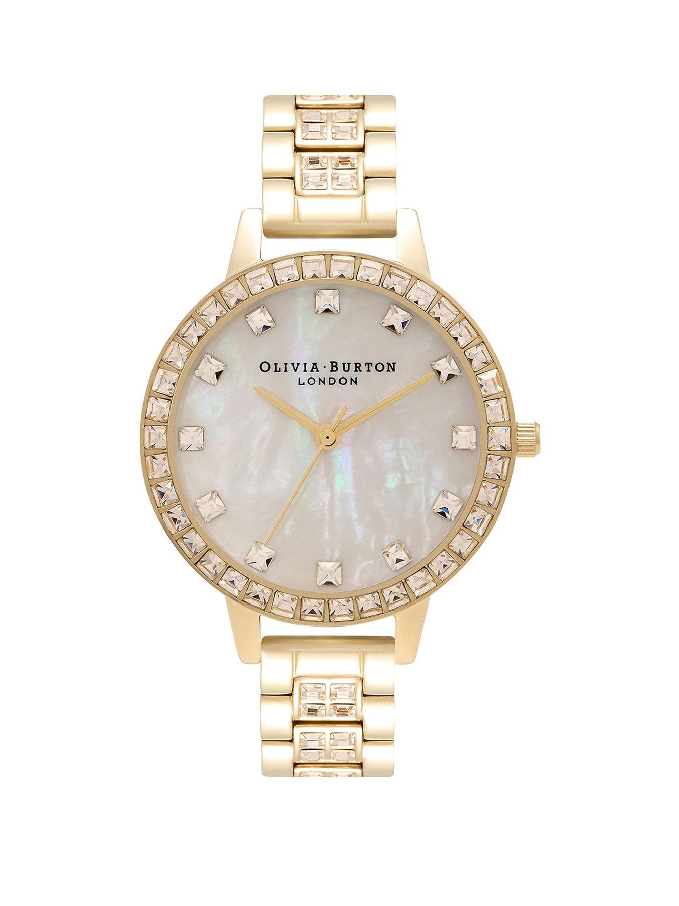 undefined Treasure Demi Dial Gold Bracelet Watch