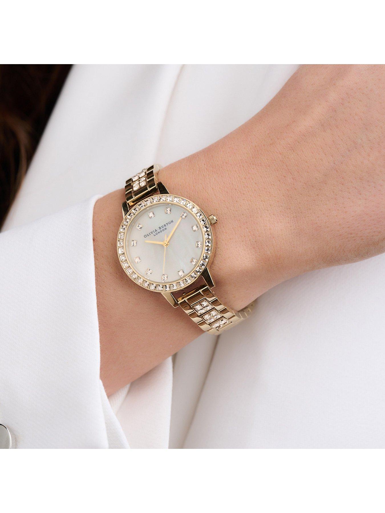 Image 3 of 4 of Olivia Burton Treasure Demi Dial Gold Bracelet Watch