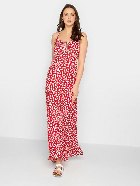 long-tall-sally-strappy-tie-front-dress-red-markings