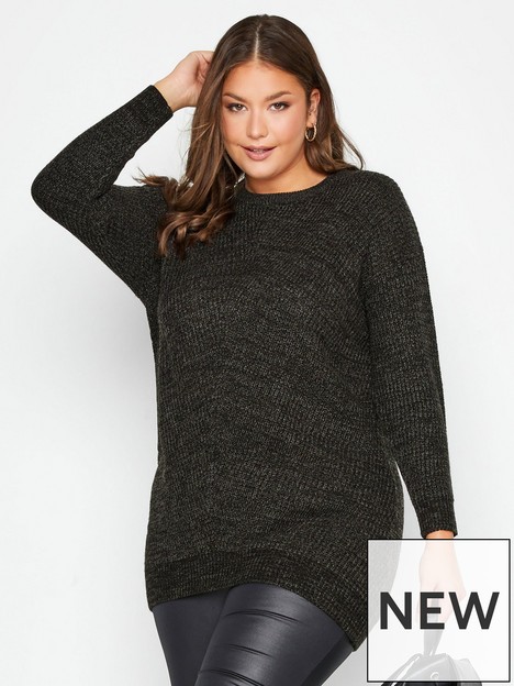 yours-essential-jumper-charcoal-twist