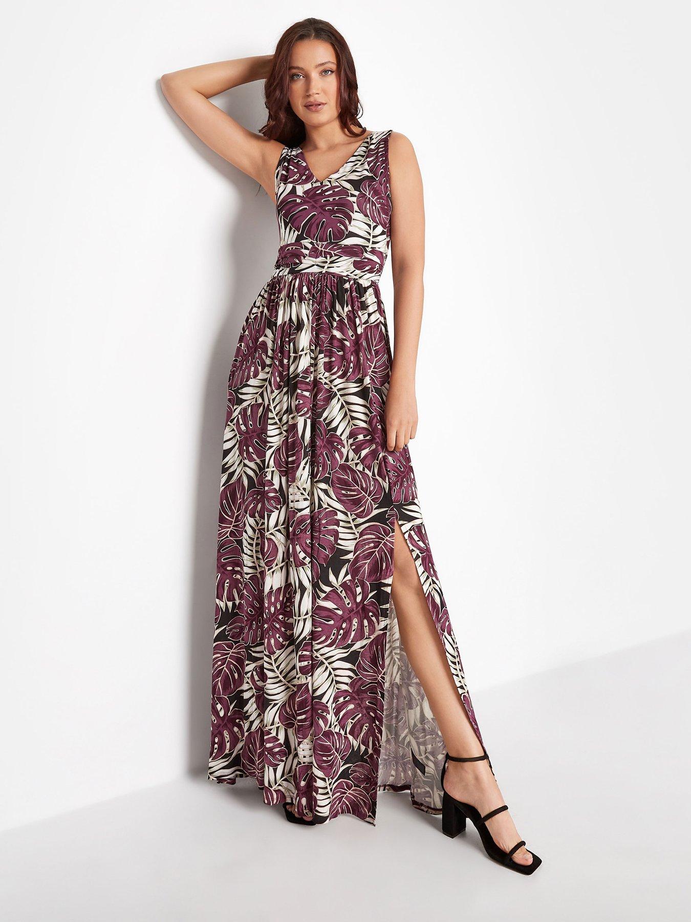 Long dress 2024 with front split