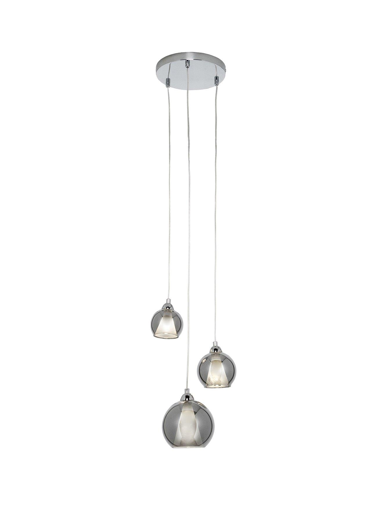Product photograph of 3 Light Kian Cluster Pendant from very.co.uk