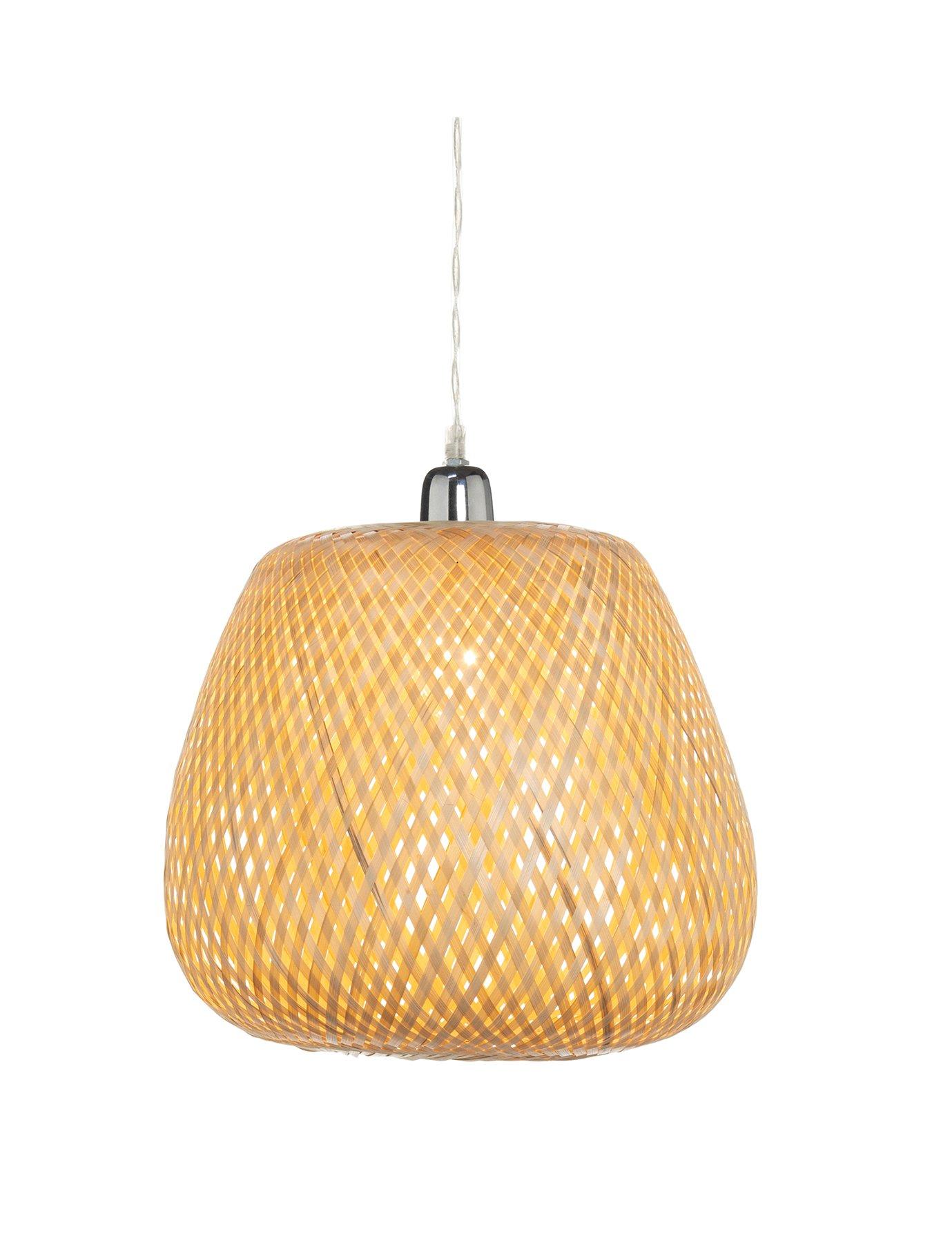 Very Home Briar Bamboo Easy Fit Pendant