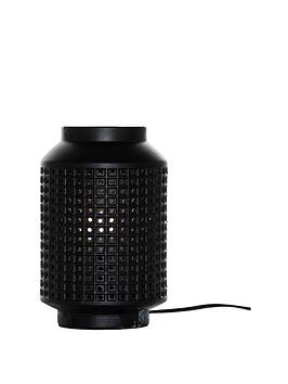 Product photograph of Very Home Pierced Vessel Table Lamp from very.co.uk