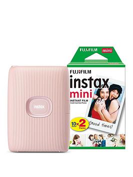 Fujifilm Instax Mini Link 2 Wireless Smartphone Photo Printer Including 20 Shots - Soft Pink