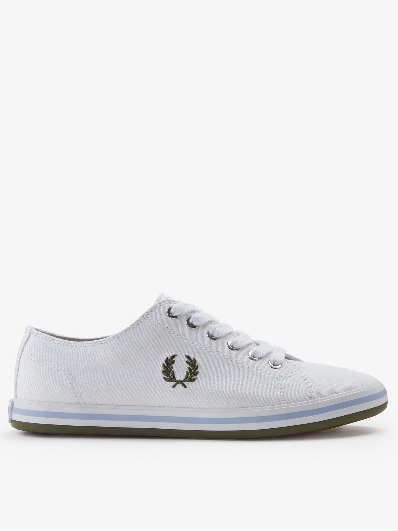 fred perry black plimsolls