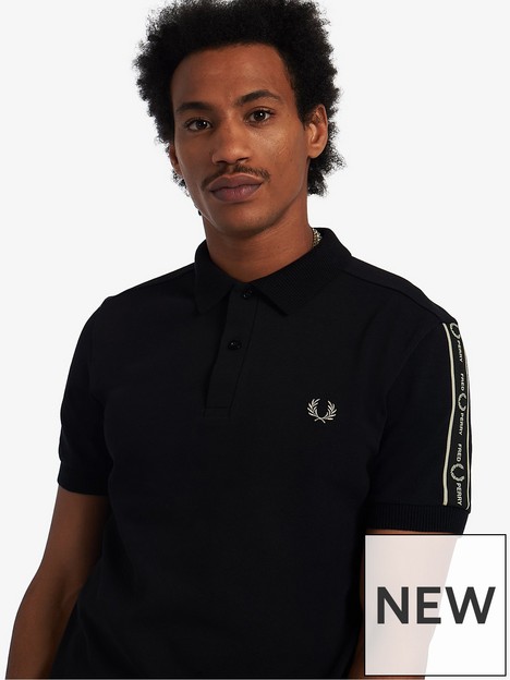 fred-perry-fred-perry-taped-sleeve-polo-shirt