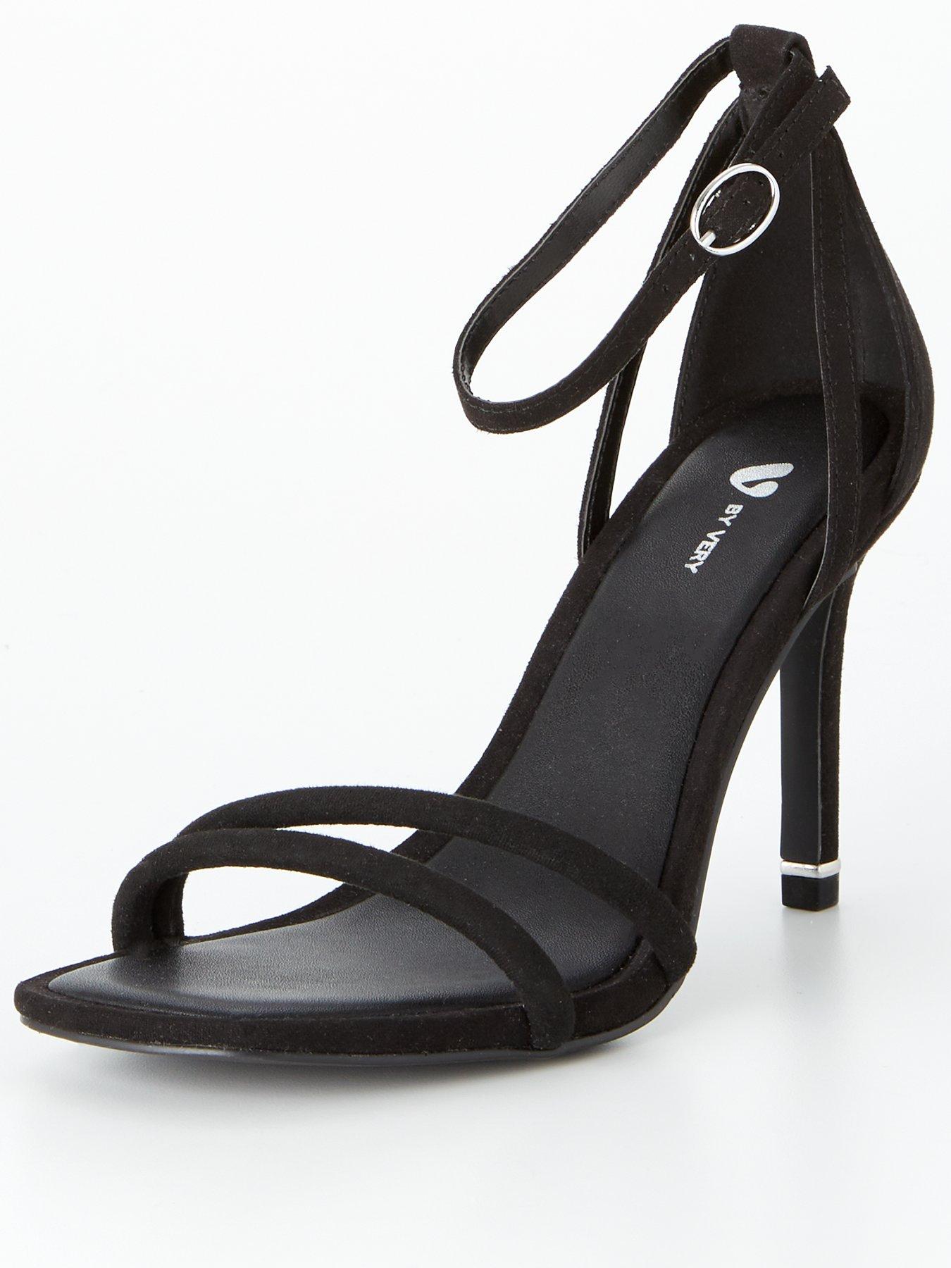 Braxton Barely There Heeled Sandal Black