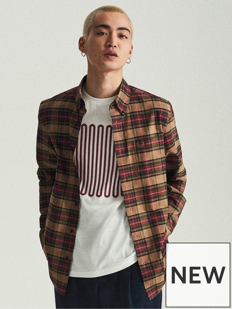 fred-perry-fred-perry-long-sleeve-tartan-shirt