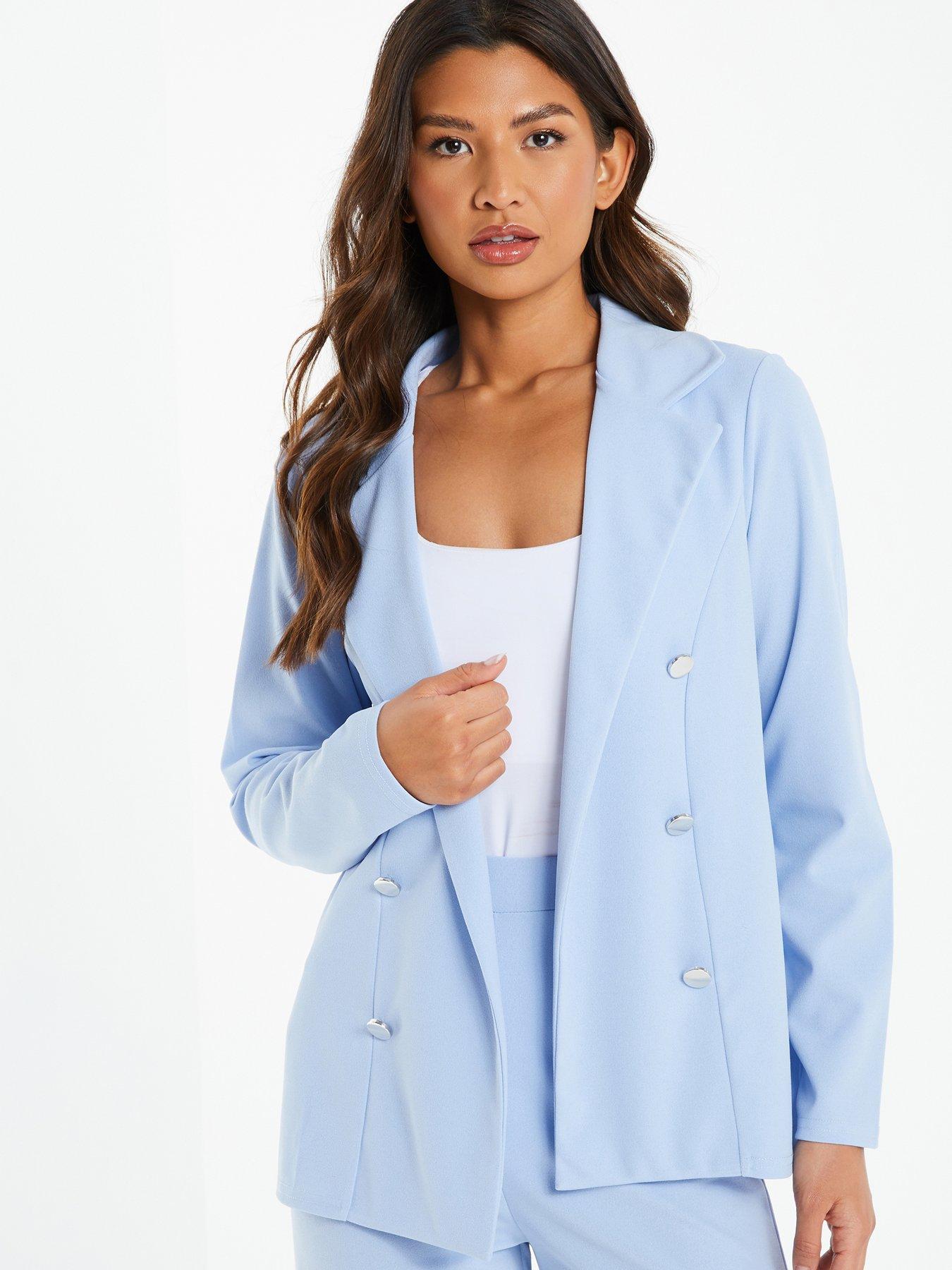 Pale Blue Blazer Womens Uk atelieryuwa.ciao.jp