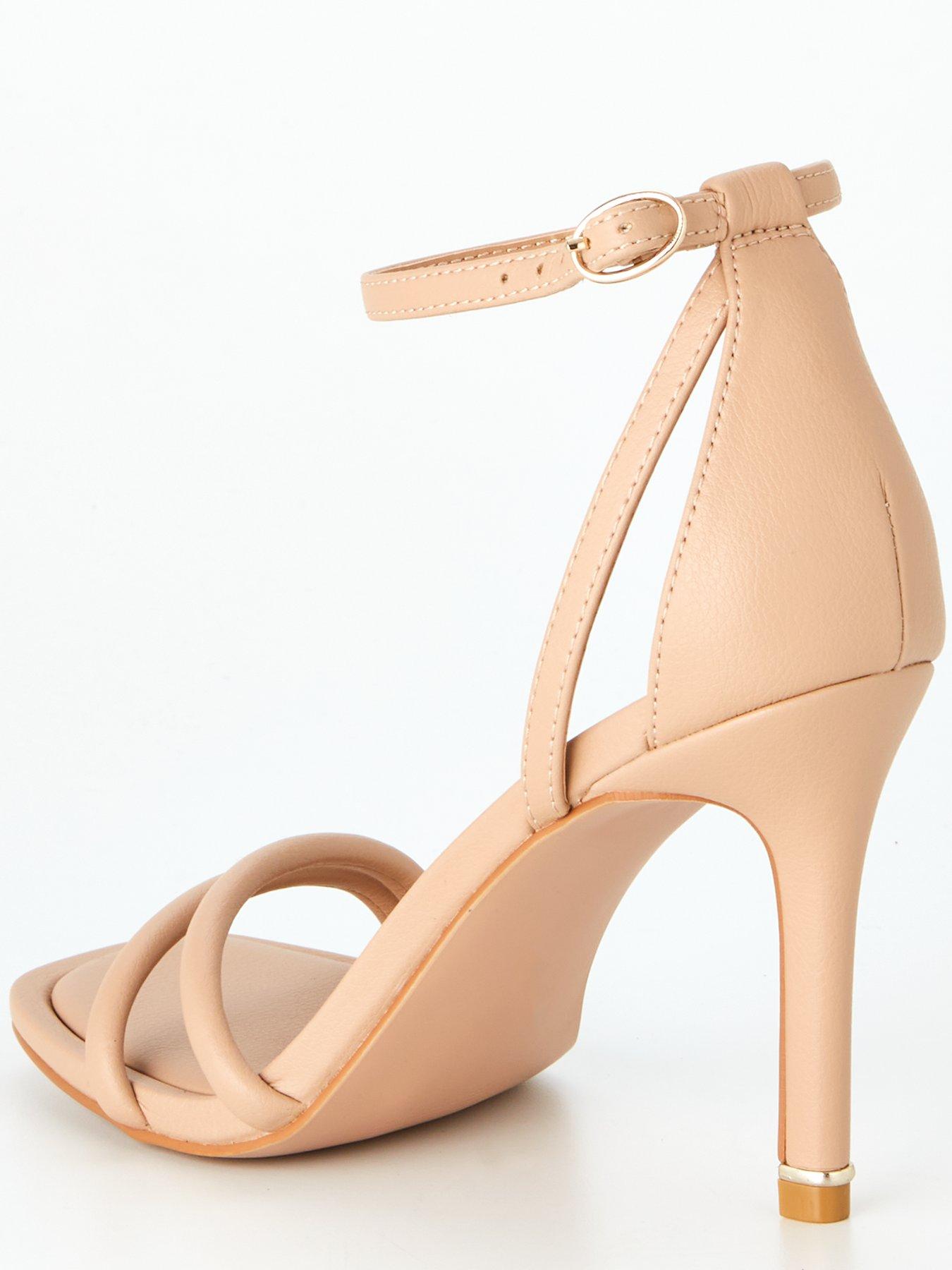 Nude barely there on sale sandals