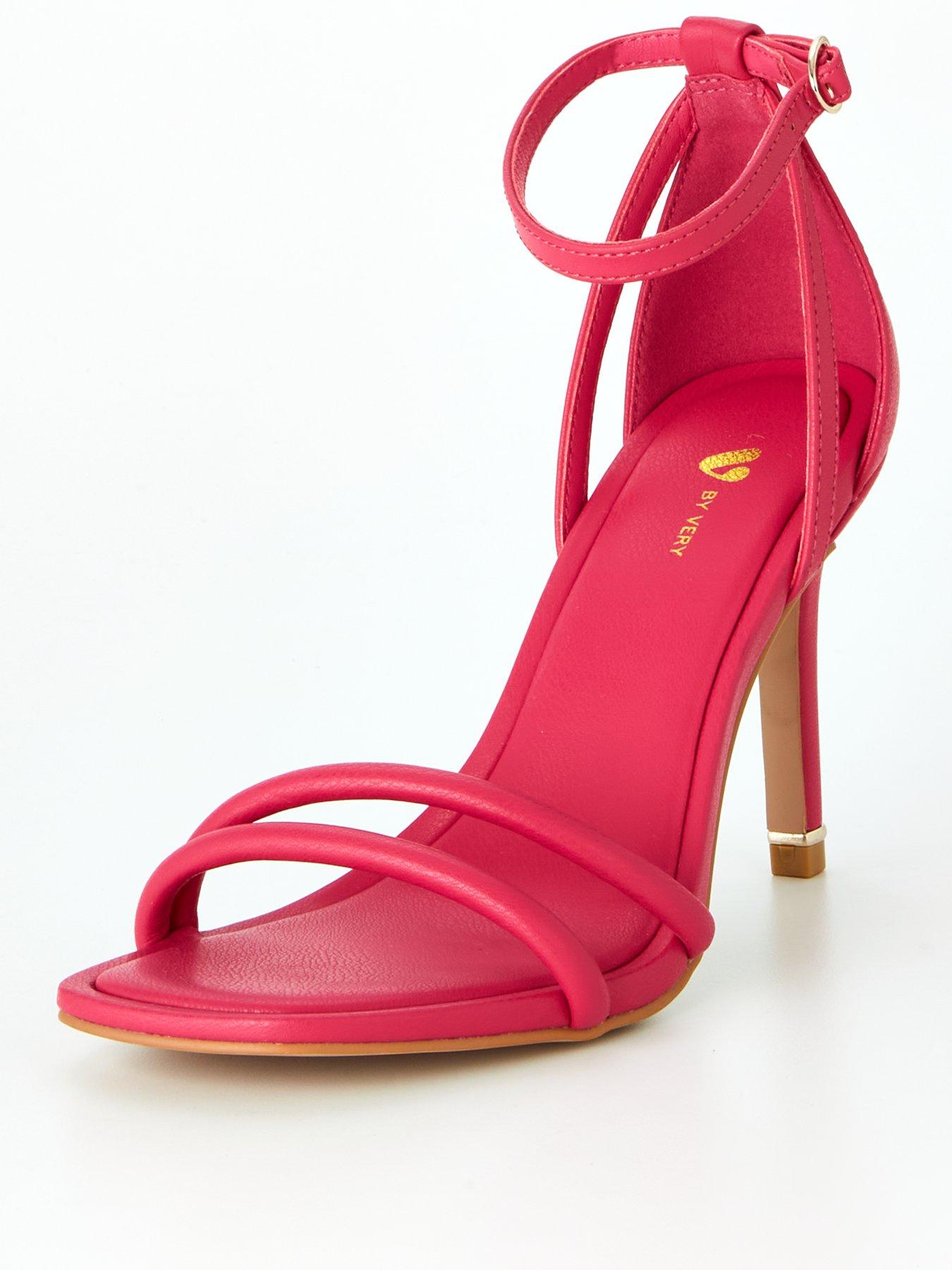 Barely there clearance pink sandals